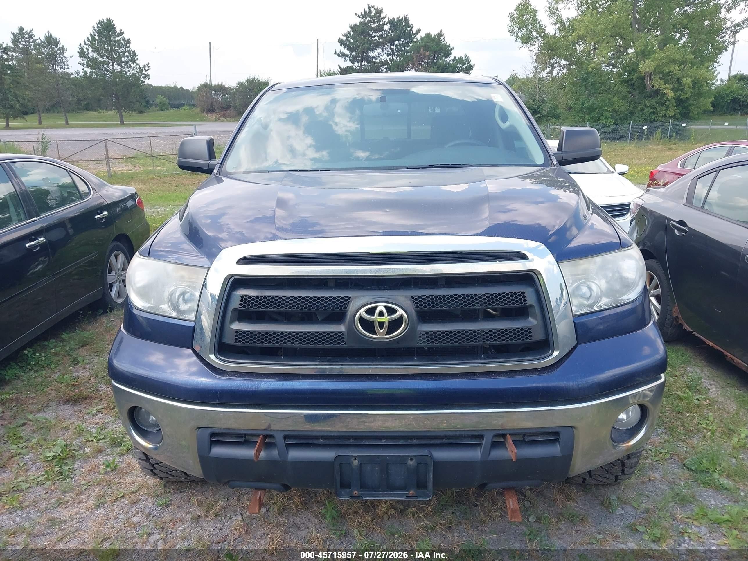 2013 Toyota Tundra Grade 5.7l V8 Blue vin: 5TFUY5F17DX283484