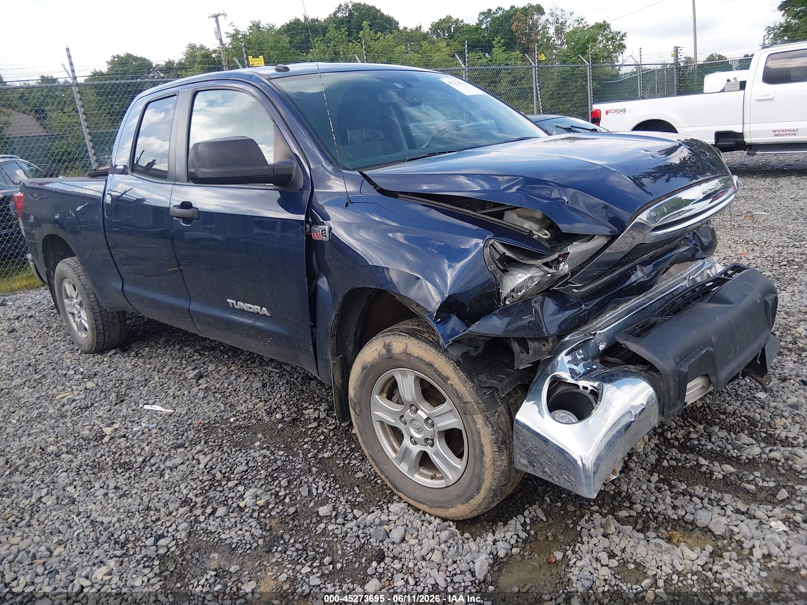 2013 Toyota Tundra Grade 5.7l V8 Blue vin: 5TFUY5F17DX306066