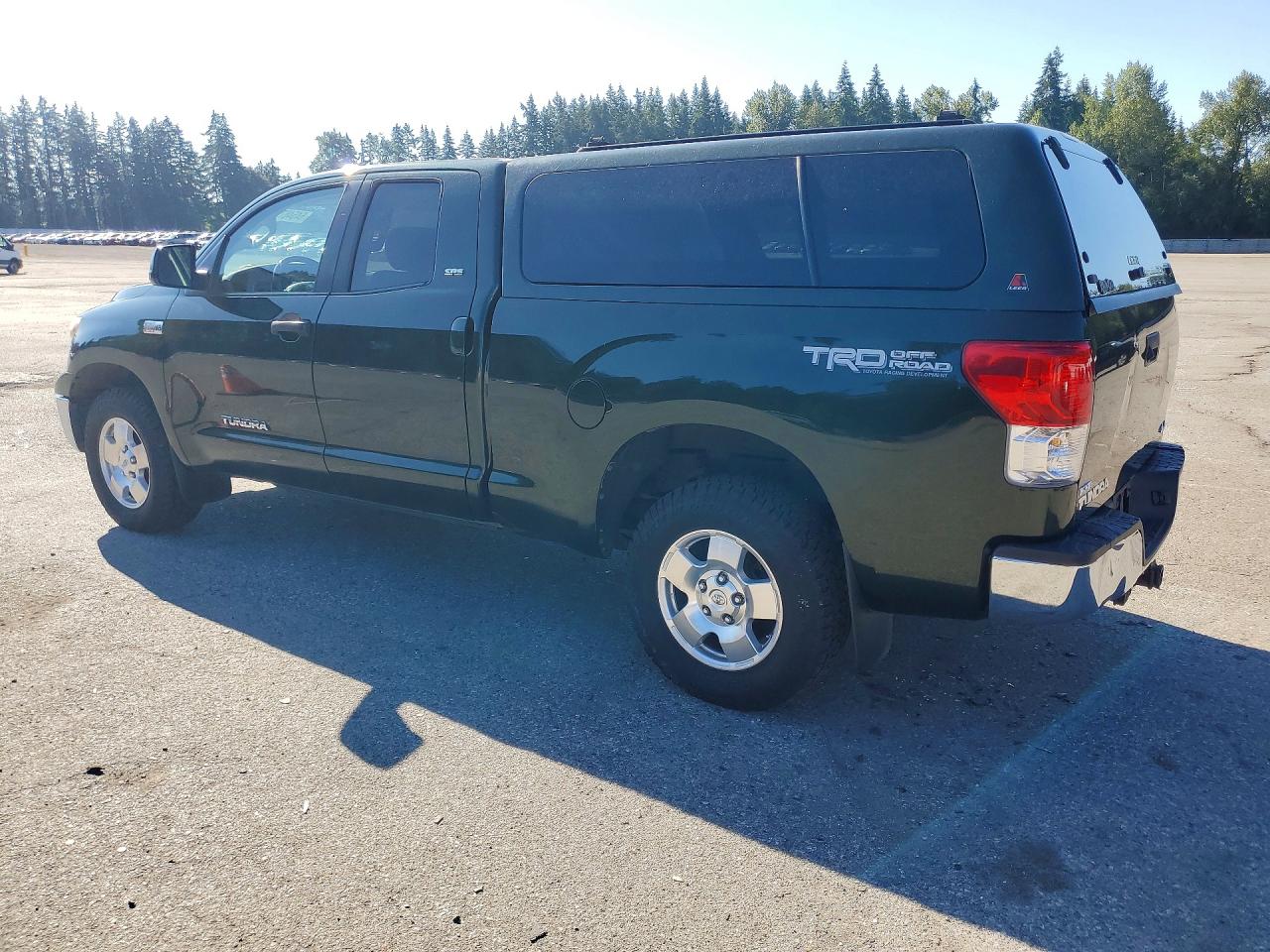 2010 Toyota Tundra Double Cab Sr5 Green vin: 5TFUY5F18AX095875