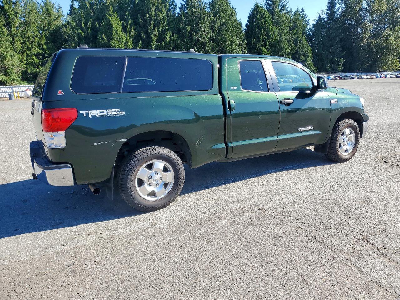 2010 Toyota Tundra Double Cab Sr5 Green vin: 5TFUY5F18AX095875