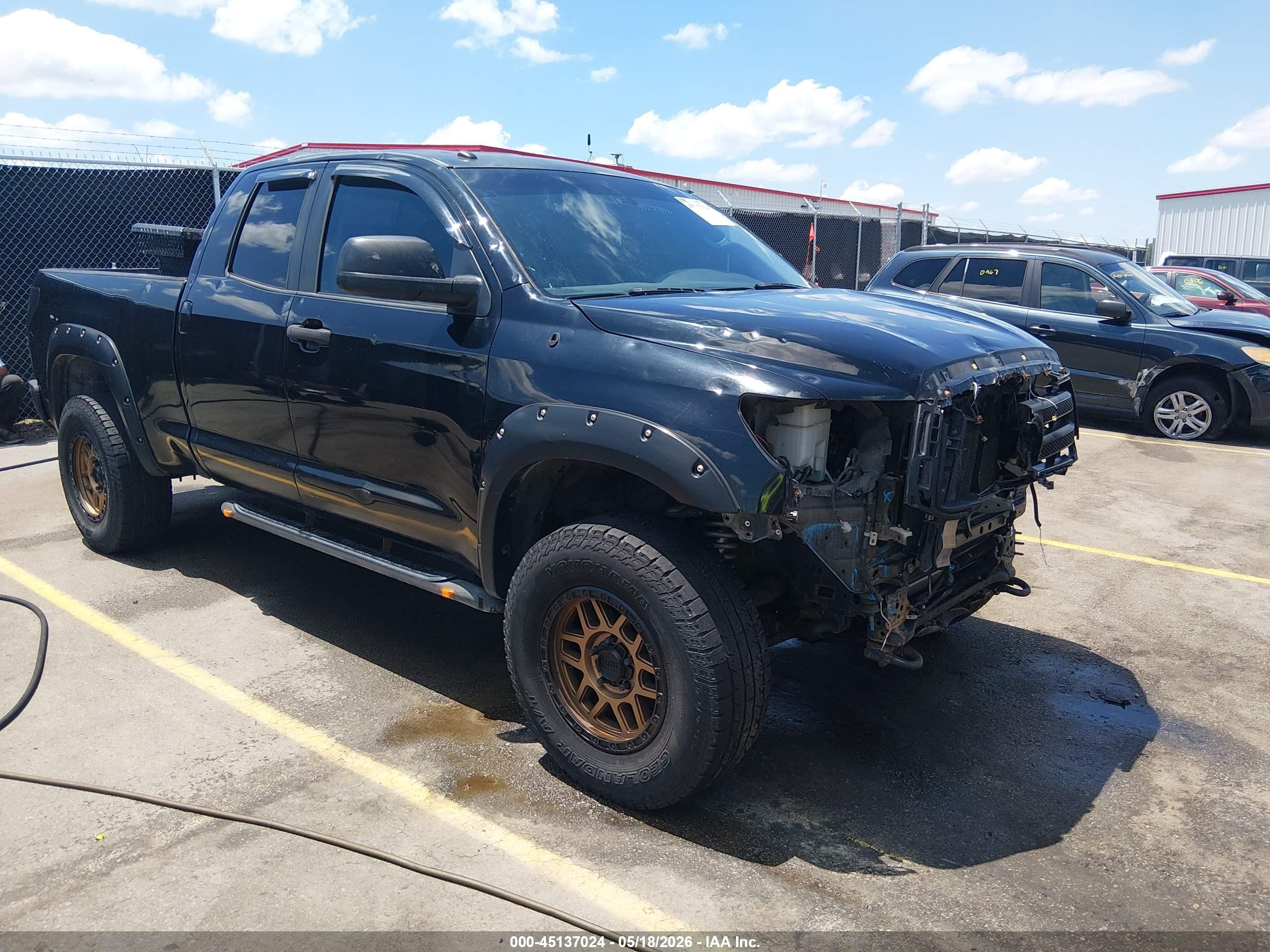 2010 Toyota Tundra Grade 5.7l V8 Black vin: 5TFUY5F18AX099408