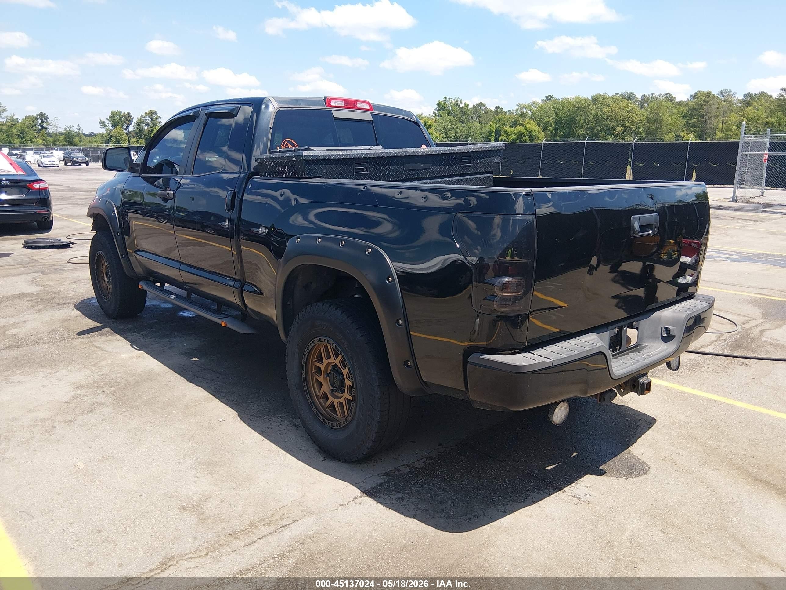 2010 Toyota Tundra Grade 5.7l V8 Black vin: 5TFUY5F18AX099408
