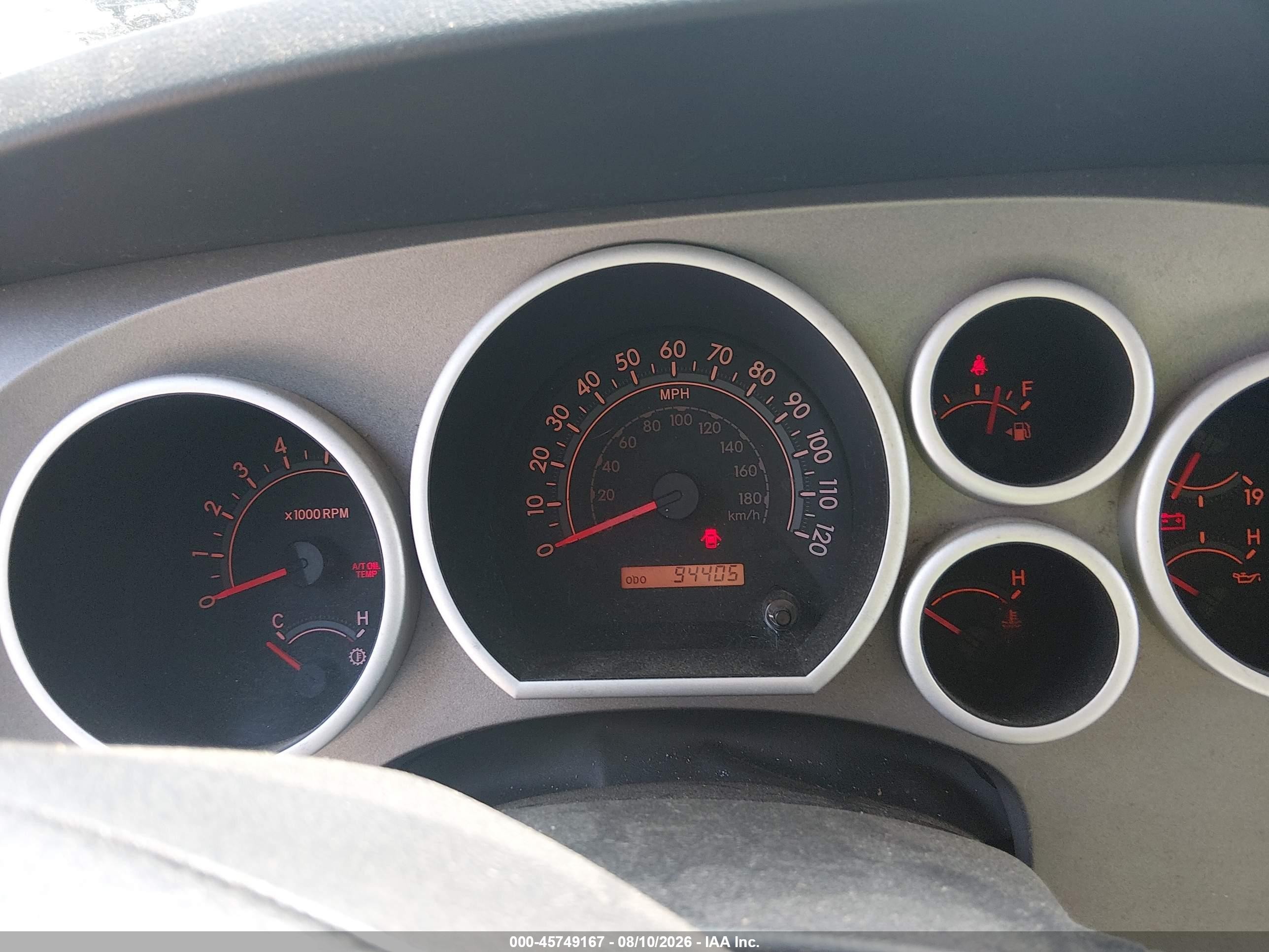 2010 Toyota Tundra Grade 5.7l V8 Silver vin: 5TFUY5F18AX106275