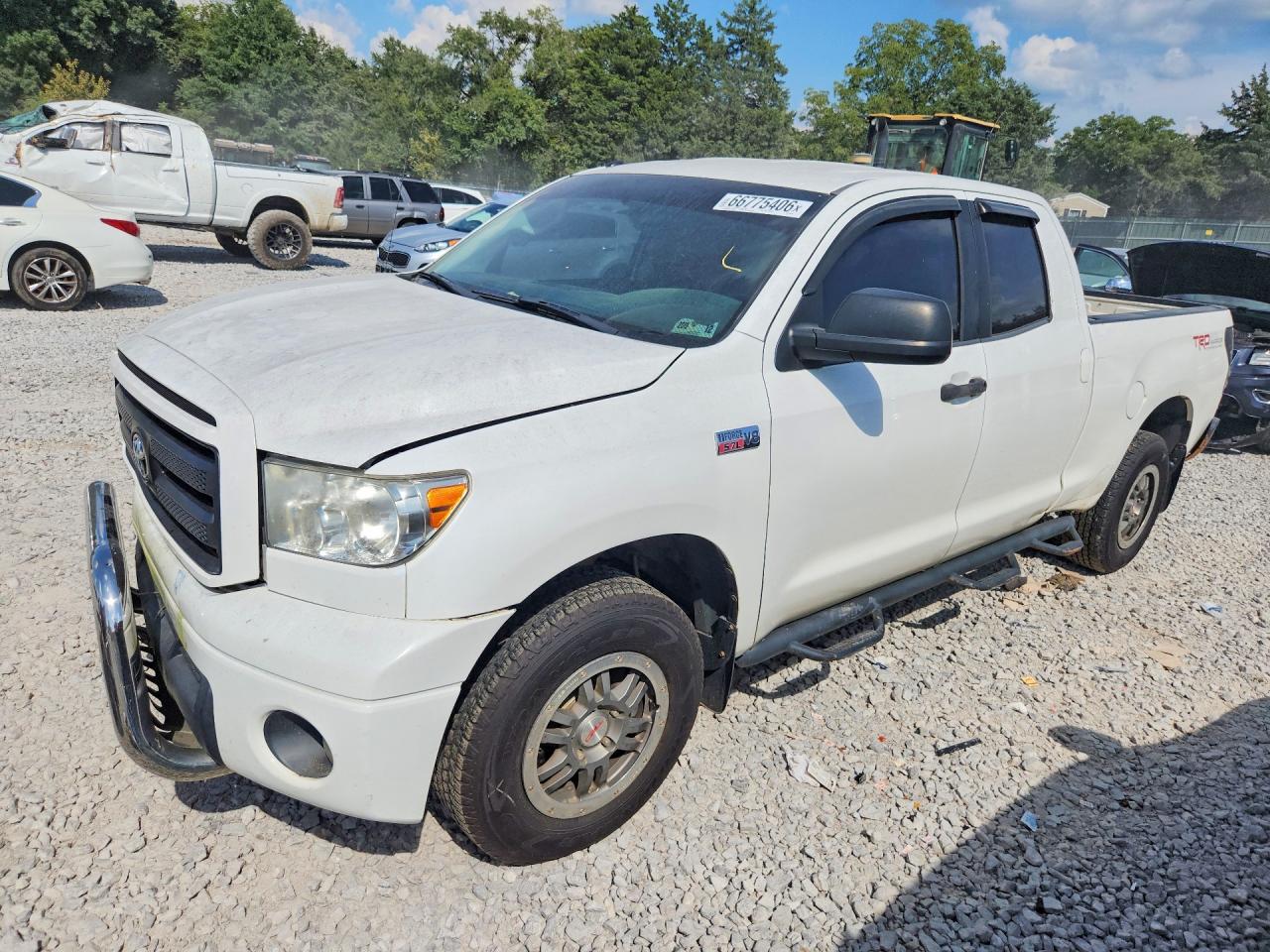 2012 Toyota Tundra Double Cab Sr5 Белый vin: 5TFUY5F18CX265316