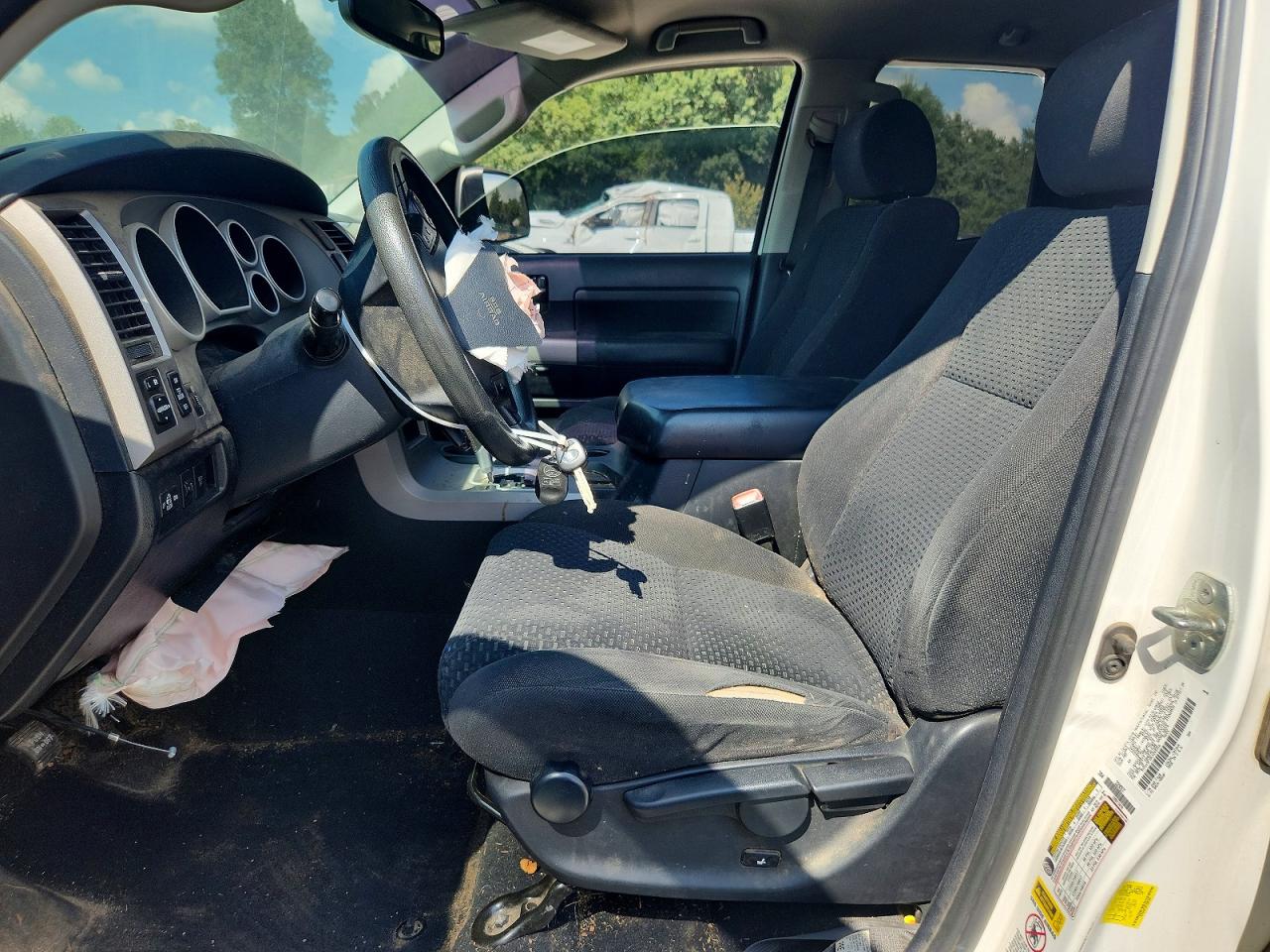 2012 Toyota Tundra Double Cab Sr5 Белый vin: 5TFUY5F18CX265316