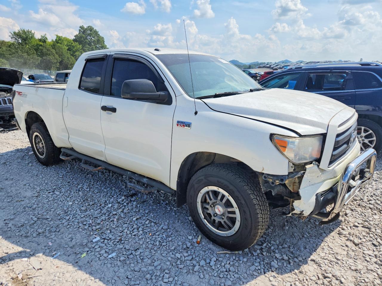 2012 Toyota Tundra Double Cab Sr5 Белый vin: 5TFUY5F18CX265316