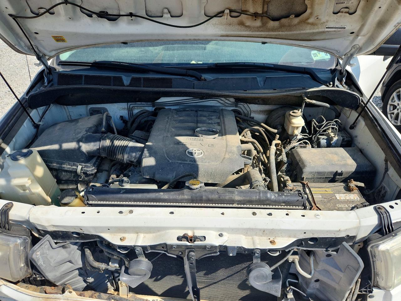 2012 Toyota Tundra Double Cab Sr5 Белый vin: 5TFUY5F18CX265316