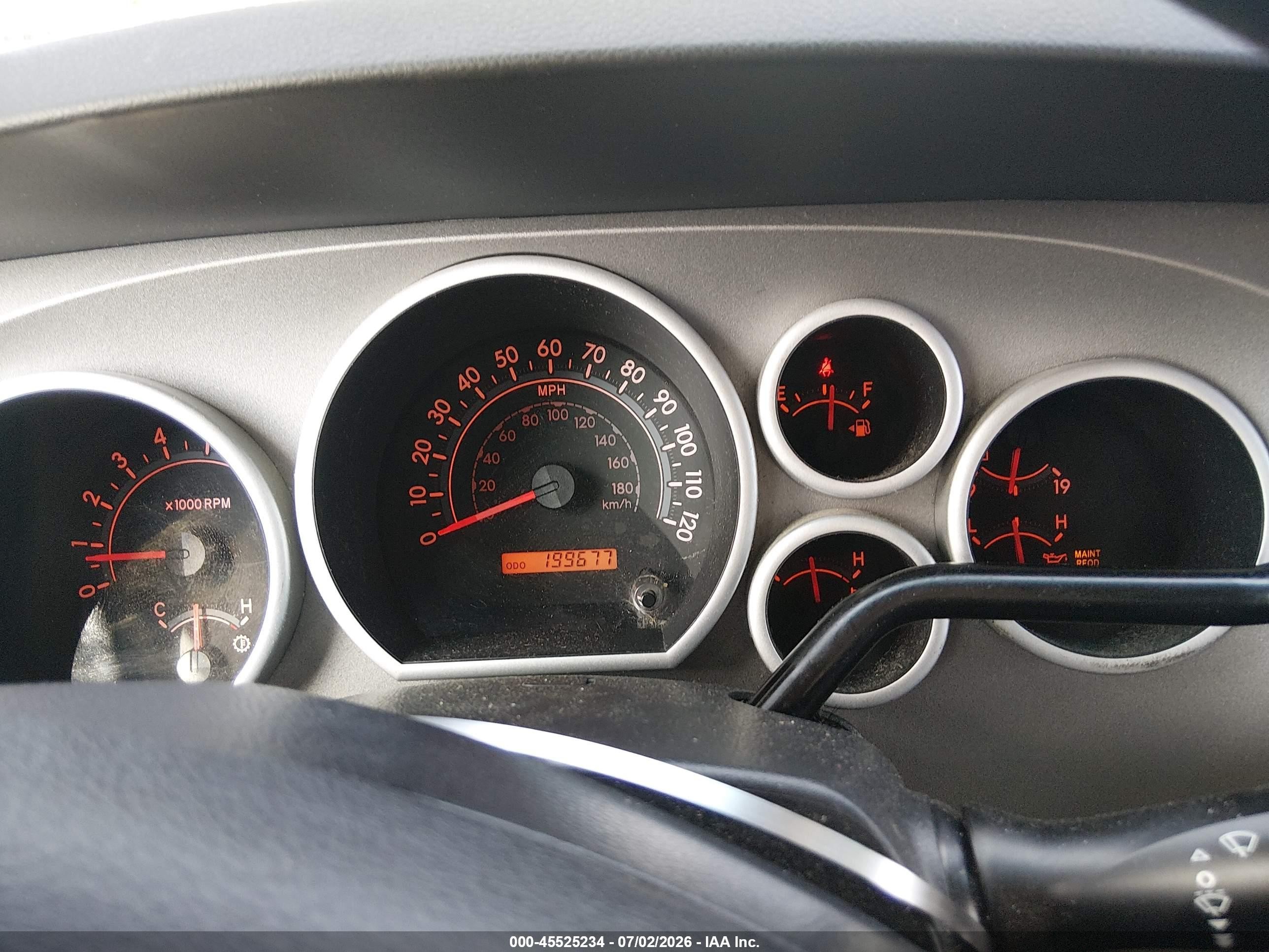 2012 Toyota Tundra Grade 5.7l V8 White vin: 5TFUY5F18CX265560