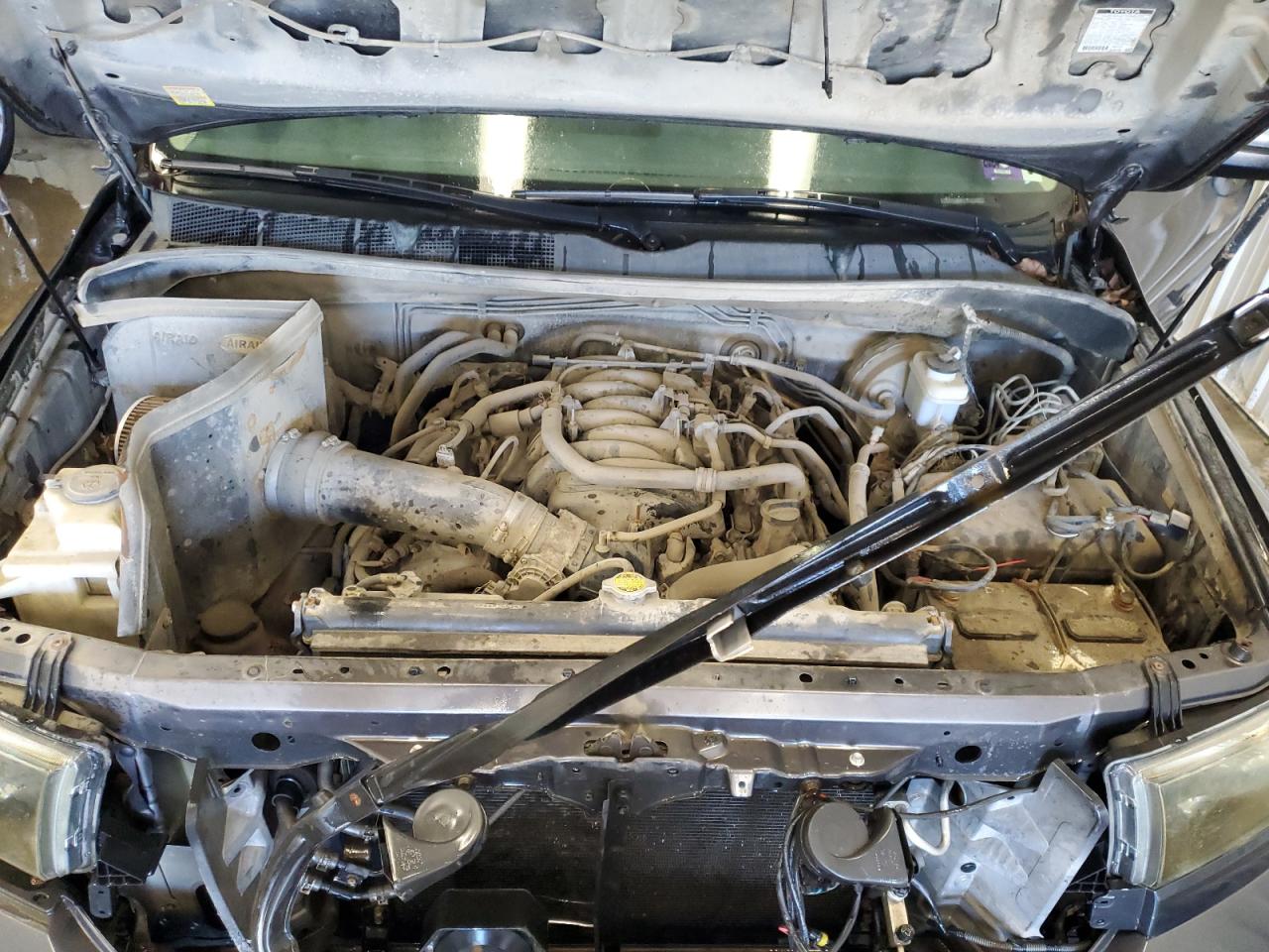 2013 Toyota Tundra Double Cab Sr5 Серый vin: 5TFUY5F18DX289276 Damage: Radiator, Broken, Replacement Required