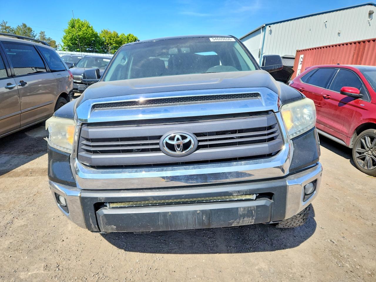 2014 Toyota Tundra Sr Black vin: 5TFUY5F18EX328319