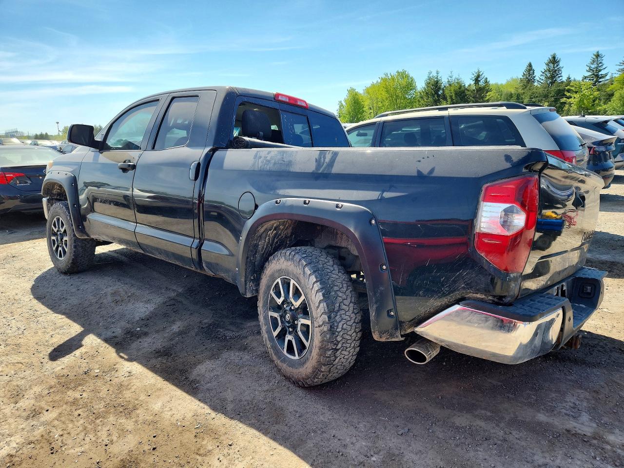 2014 Toyota Tundra Sr Black vin: 5TFUY5F18EX328319