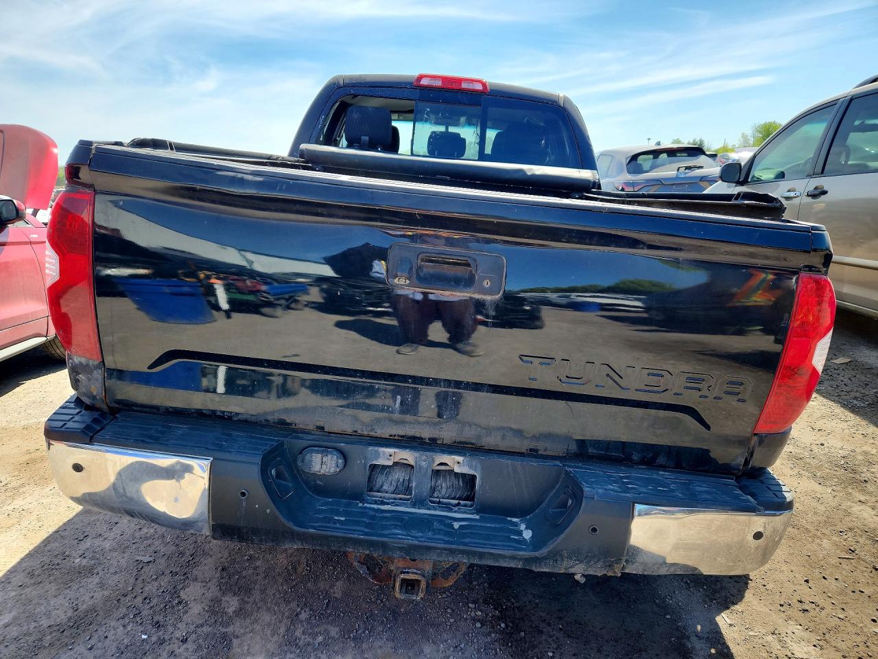 2014 Toyota Tundra Sr Black vin: 5TFUY5F18EX328319