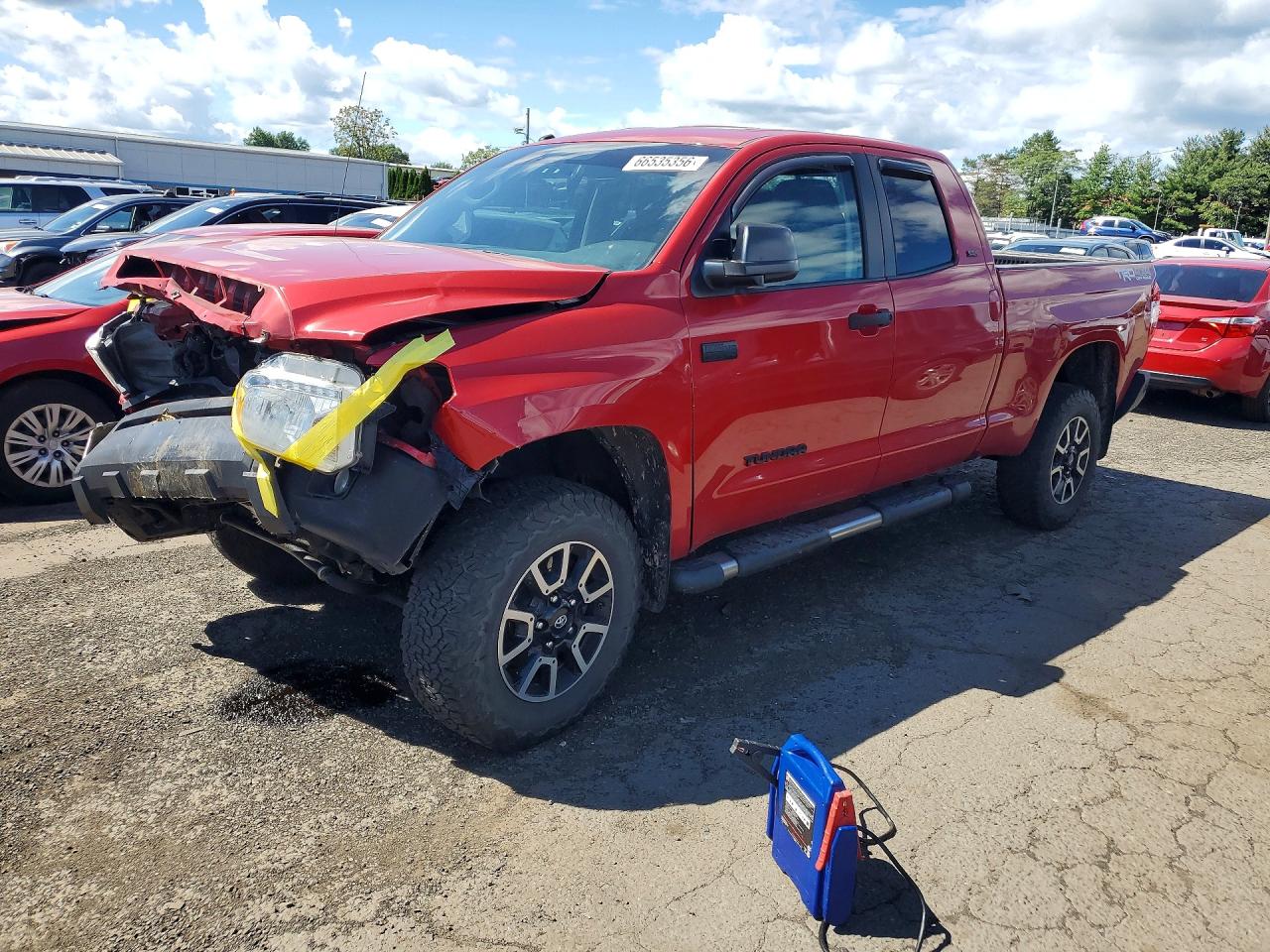 2015 Toyota Tundra Sr5 Red vin: 5TFUY5F18FX452916