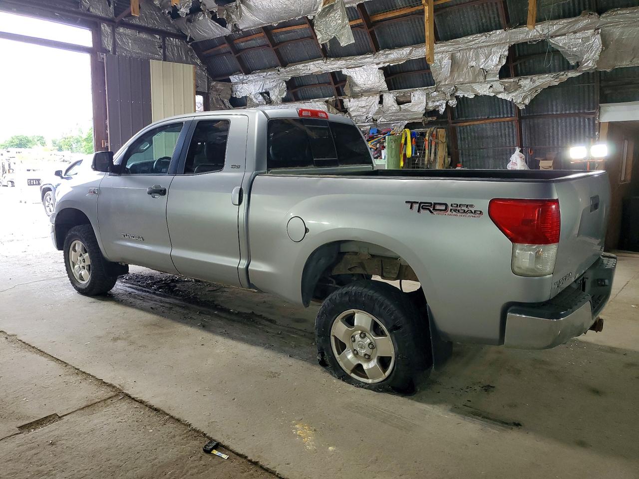 2010 Toyota Tundra Double Cab Sr5 Silver vin: 5TFUY5F19AX106057