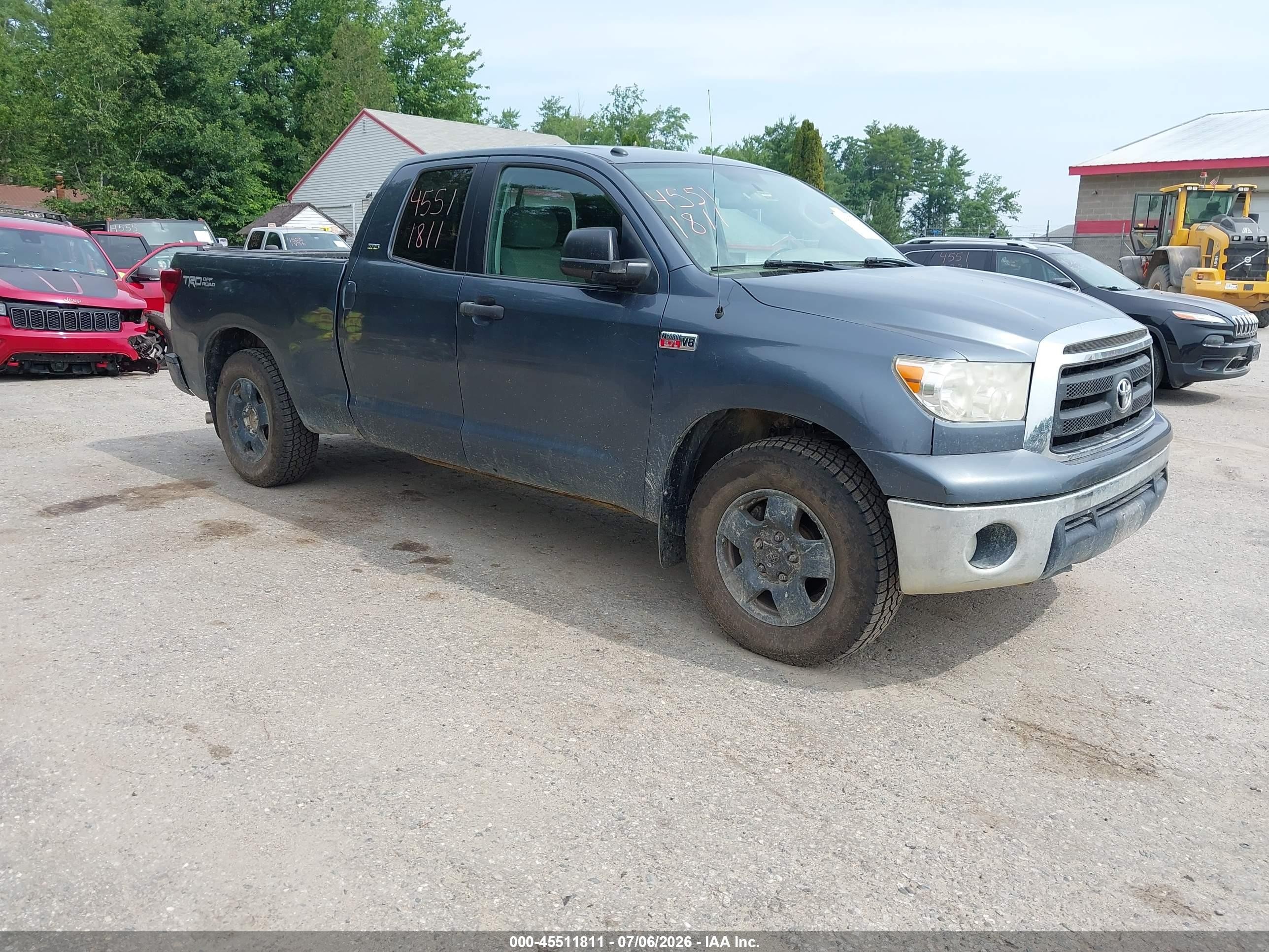 2010 Toyota Tundra Grade 5.7l V8 Blue vin: 5TFUY5F19AX128365