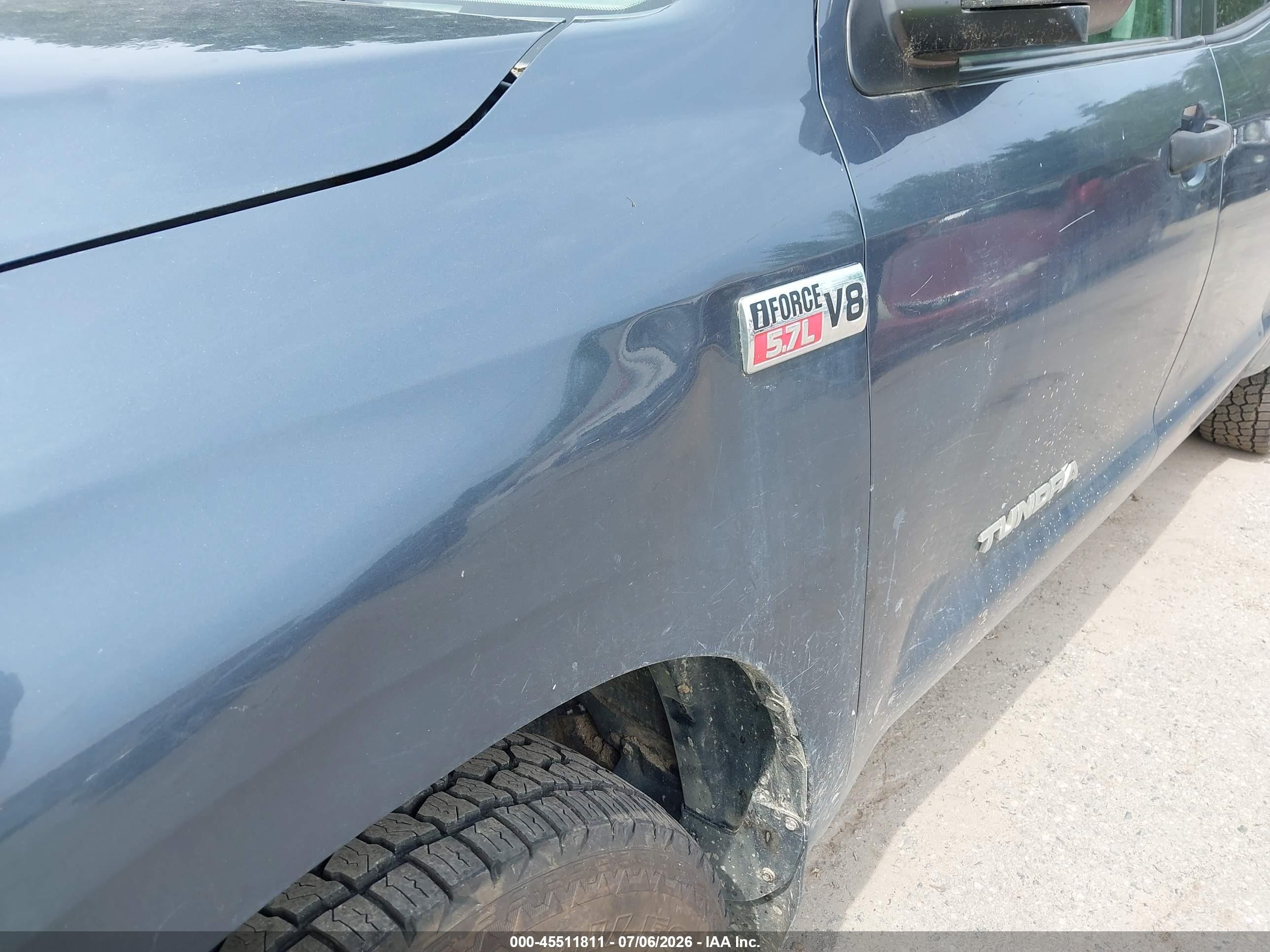2010 Toyota Tundra Grade 5.7l V8 Blue vin: 5TFUY5F19AX128365