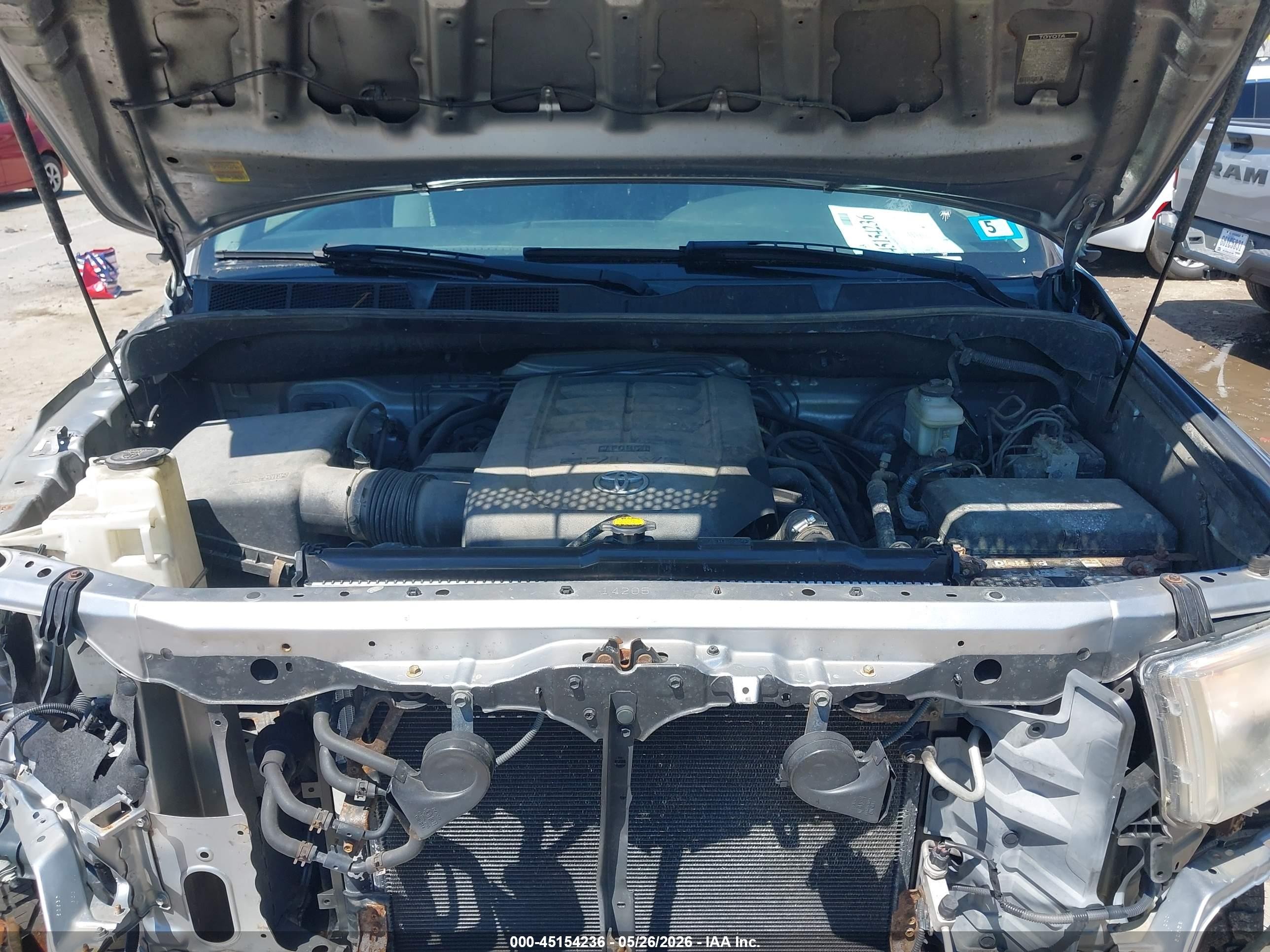 2012 Toyota Tundra Grade 5.7l V8 Silver vin: 5TFUY5F19CX220501