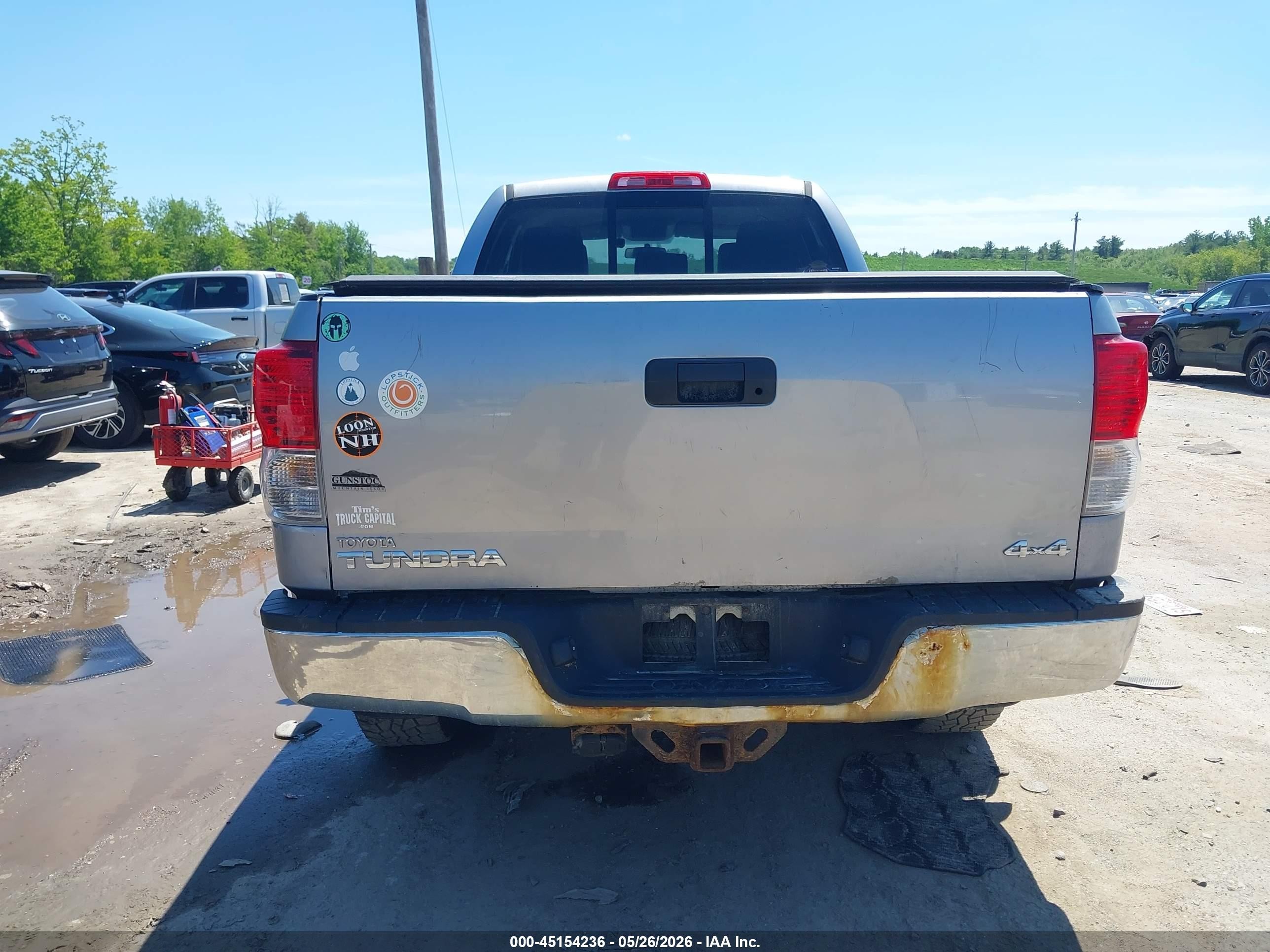 2012 Toyota Tundra Grade 5.7l V8 Silver vin: 5TFUY5F19CX220501