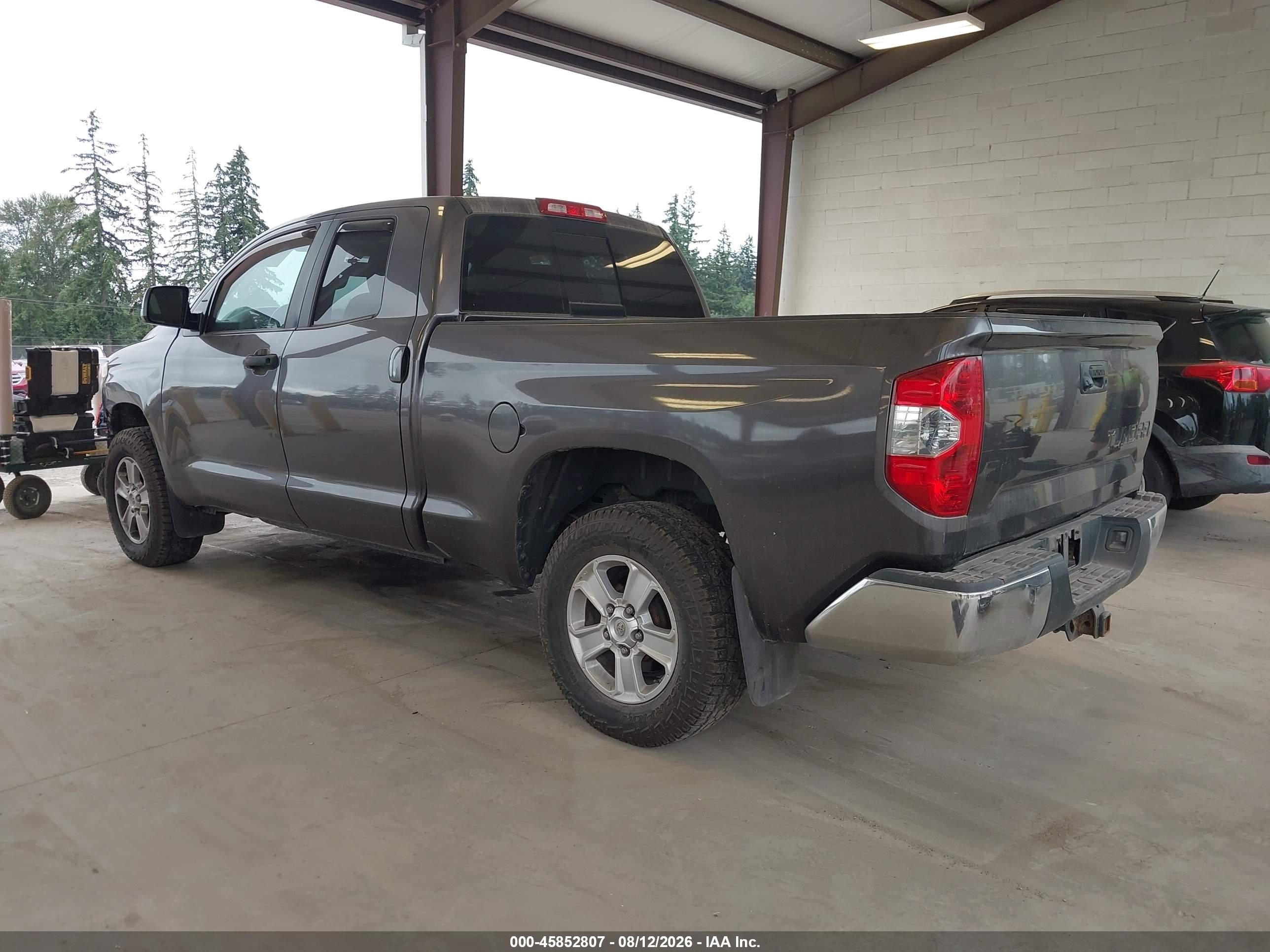 2014 Toyota Tundra Sr5 5.7l V8 Gray vin: 5TFUY5F19EX357621