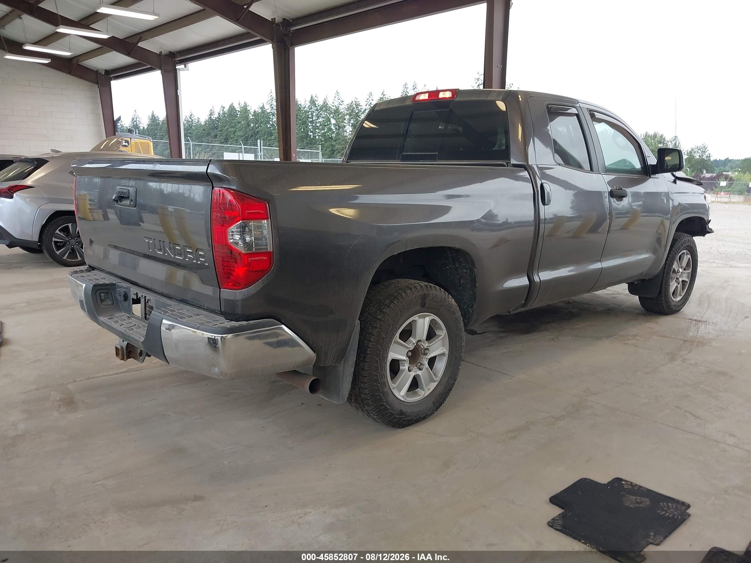 2014 Toyota Tundra Sr5 5.7l V8 Gray vin: 5TFUY5F19EX357621