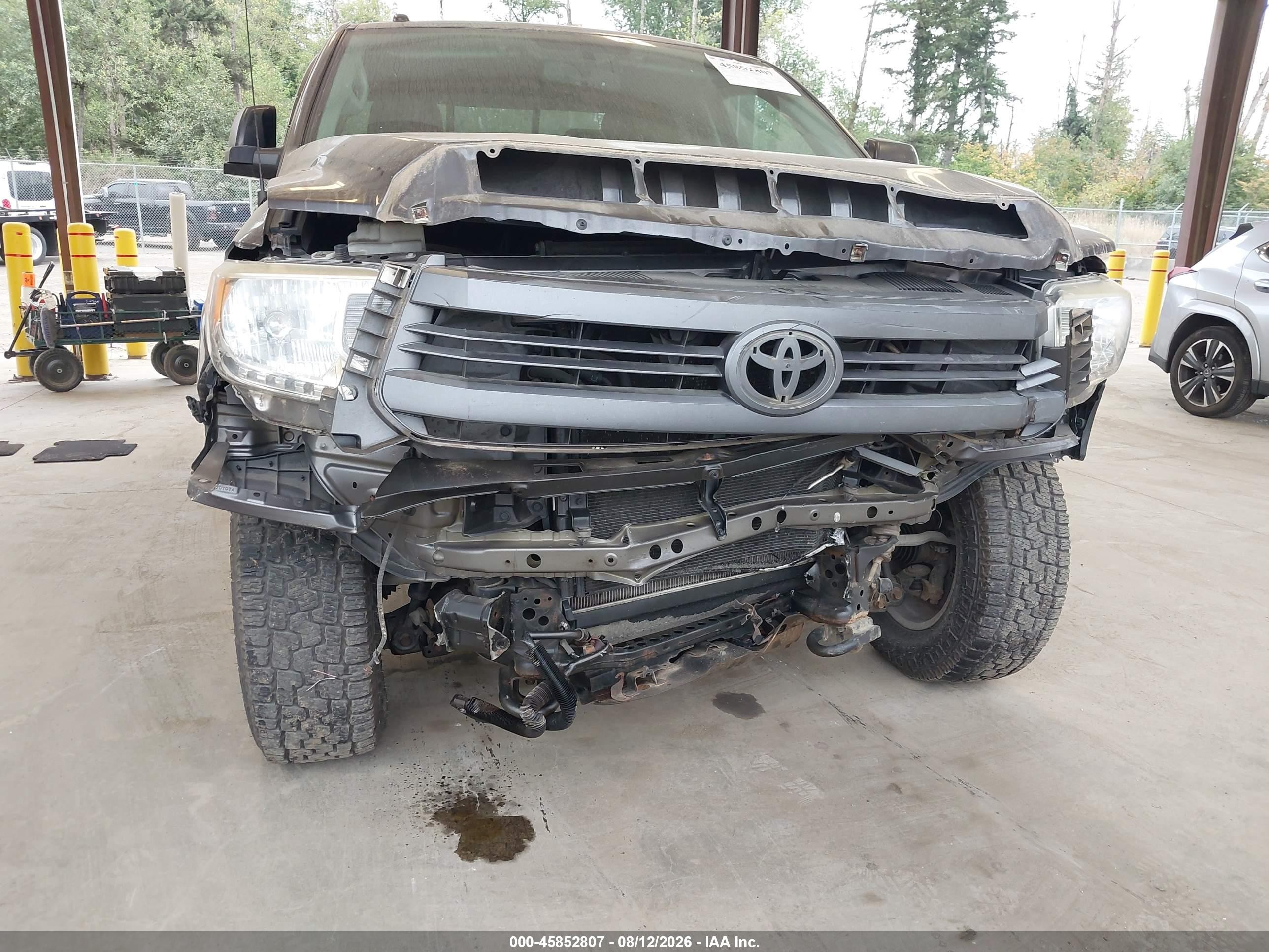 2014 Toyota Tundra Sr5 5.7l V8 Gray vin: 5TFUY5F19EX357621