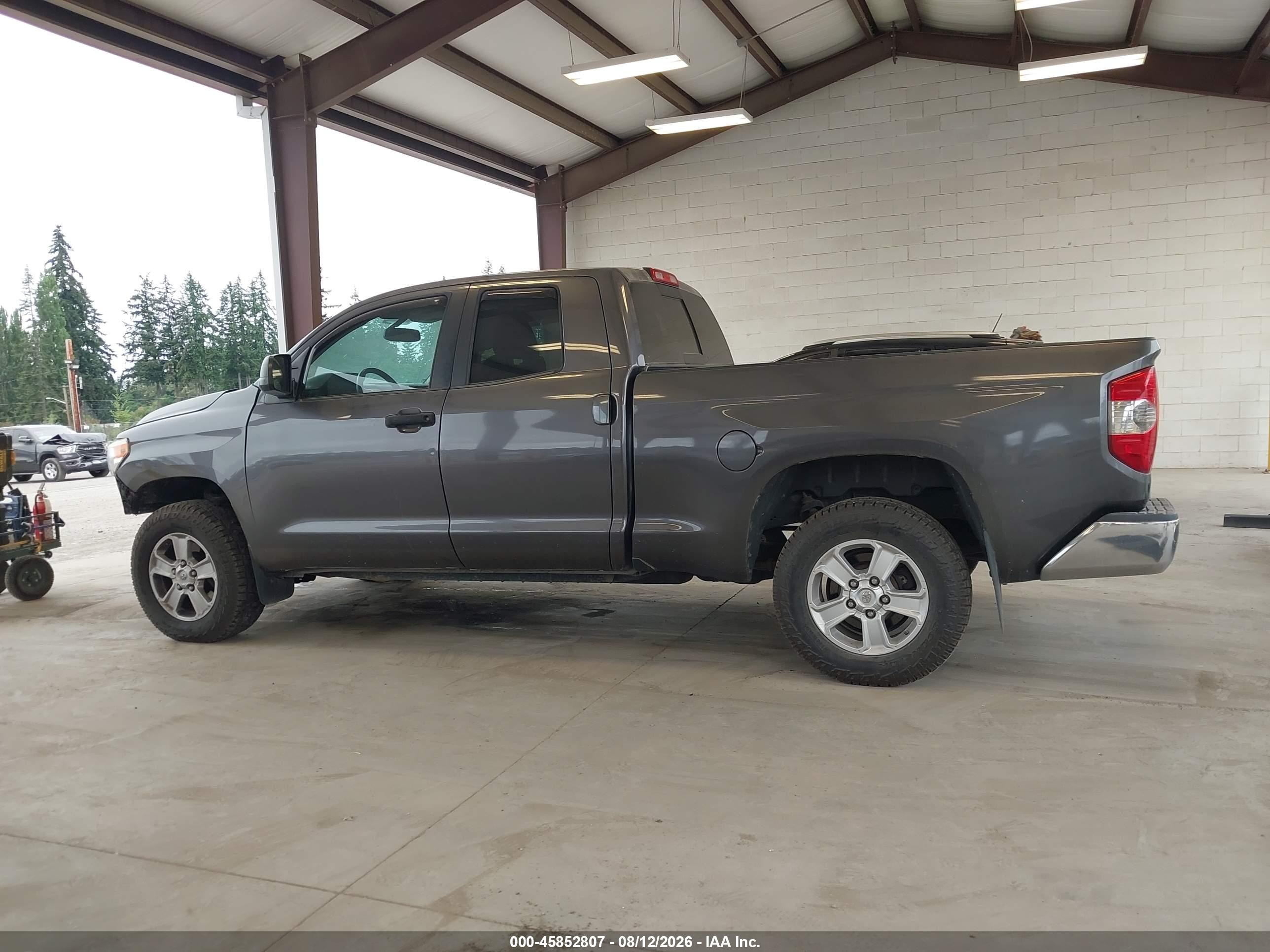 2014 Toyota Tundra Sr5 5.7l V8 Gray vin: 5TFUY5F19EX357621