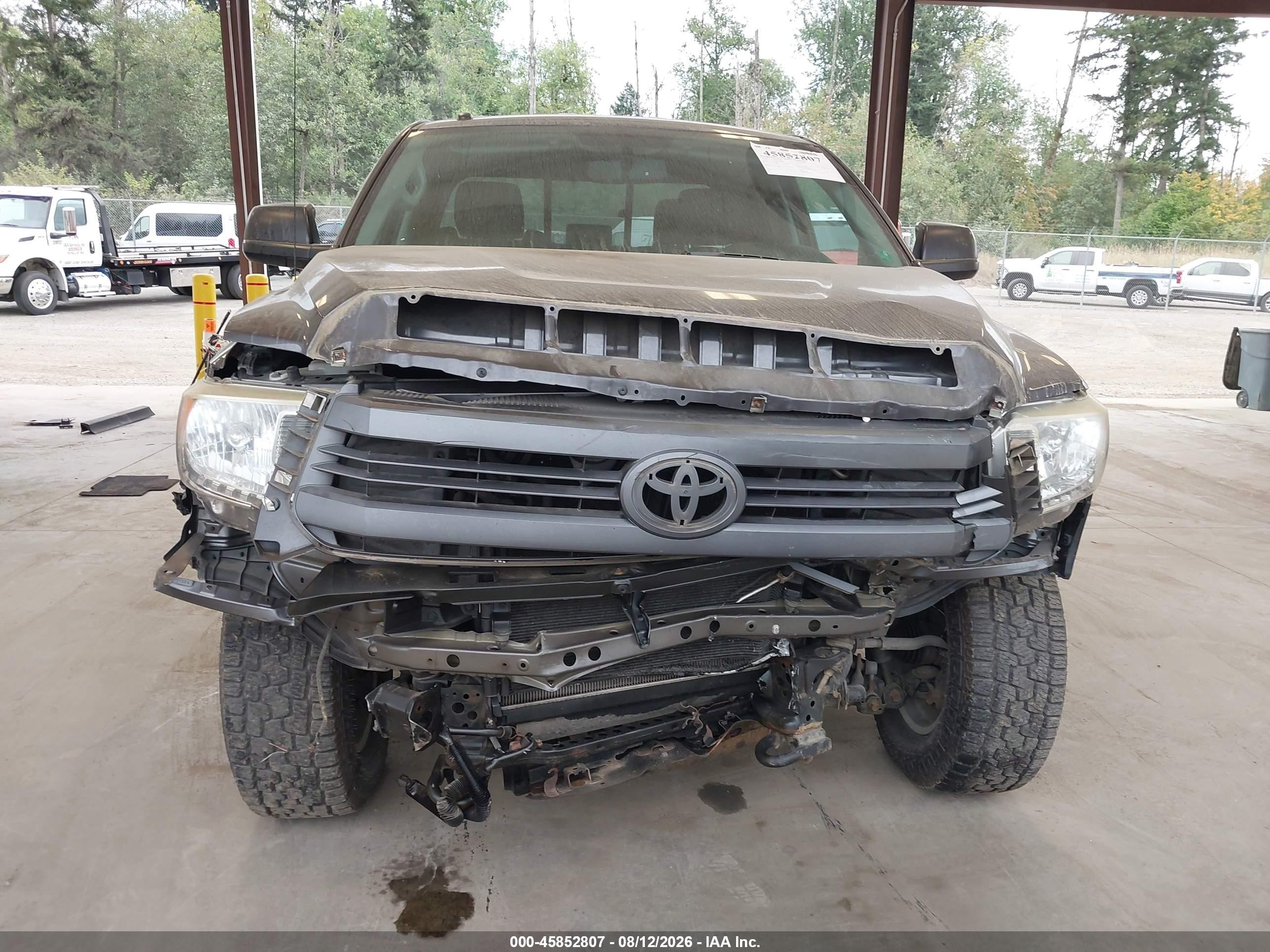 2014 Toyota Tundra Sr5 5.7l V8 Gray vin: 5TFUY5F19EX357621