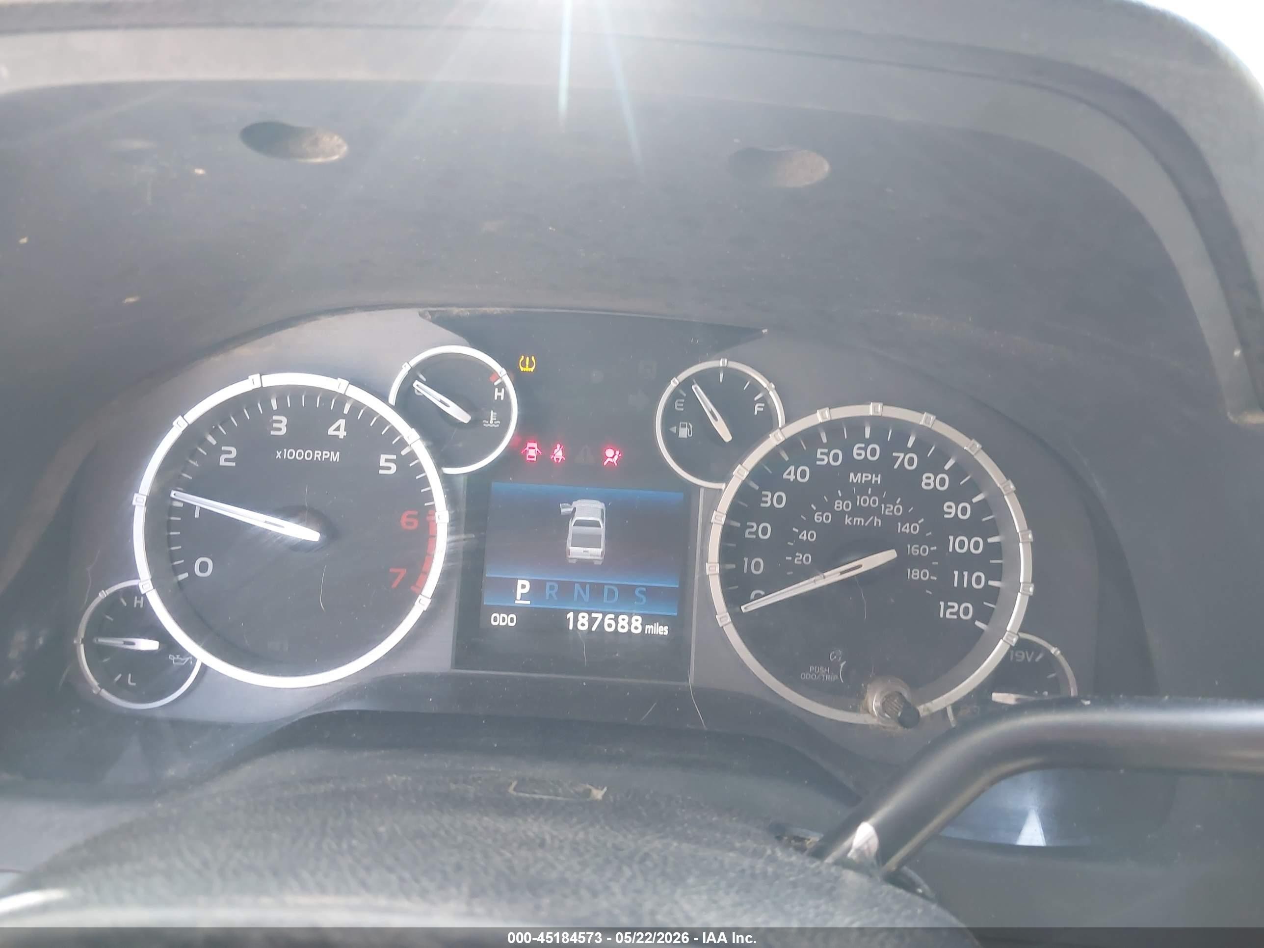 2014 Toyota Tundra Sr5 5.7l V8 Синий vin: 5TFUY5F19EX409023