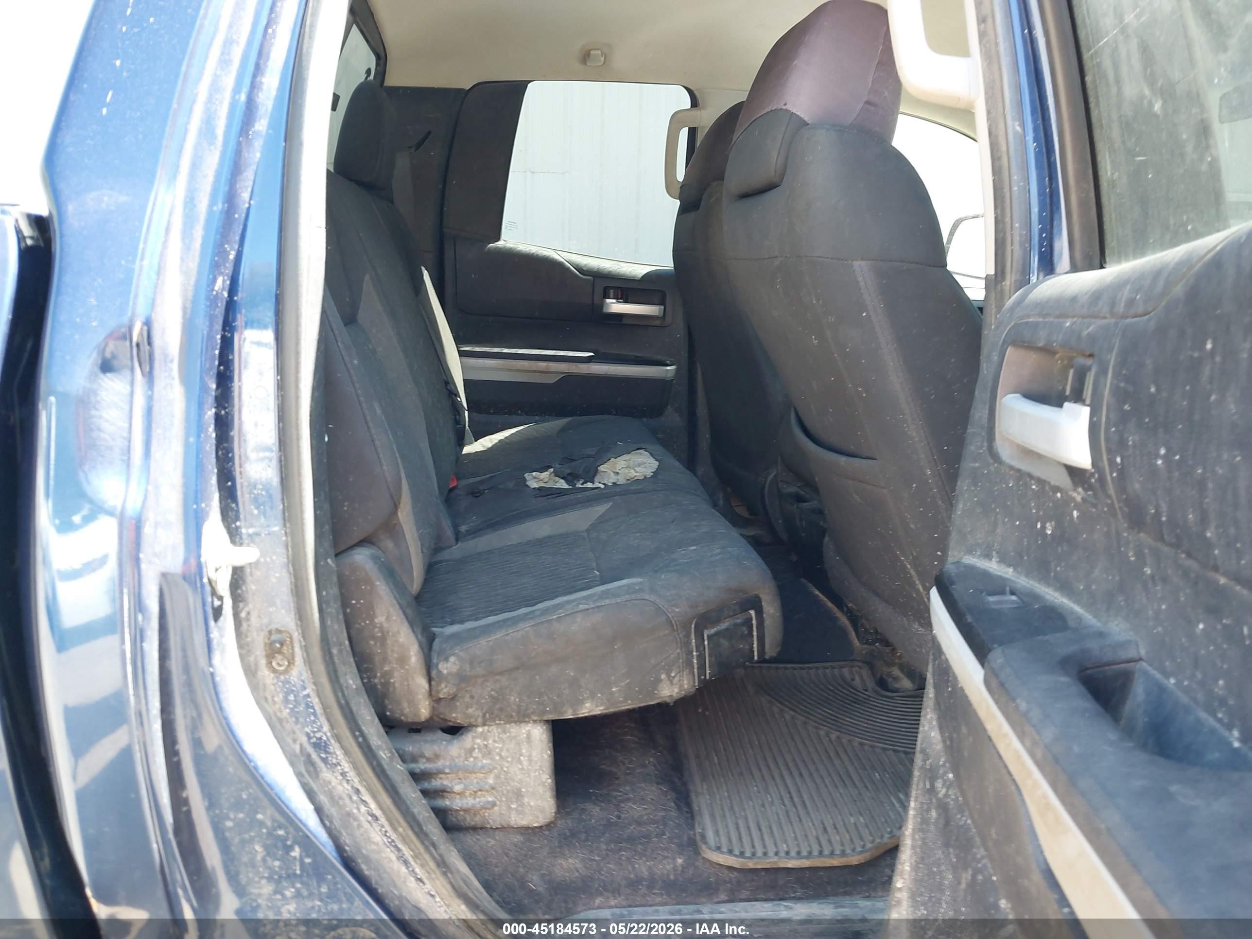 2014 Toyota Tundra Sr5 5.7l V8 Синий vin: 5TFUY5F19EX409023