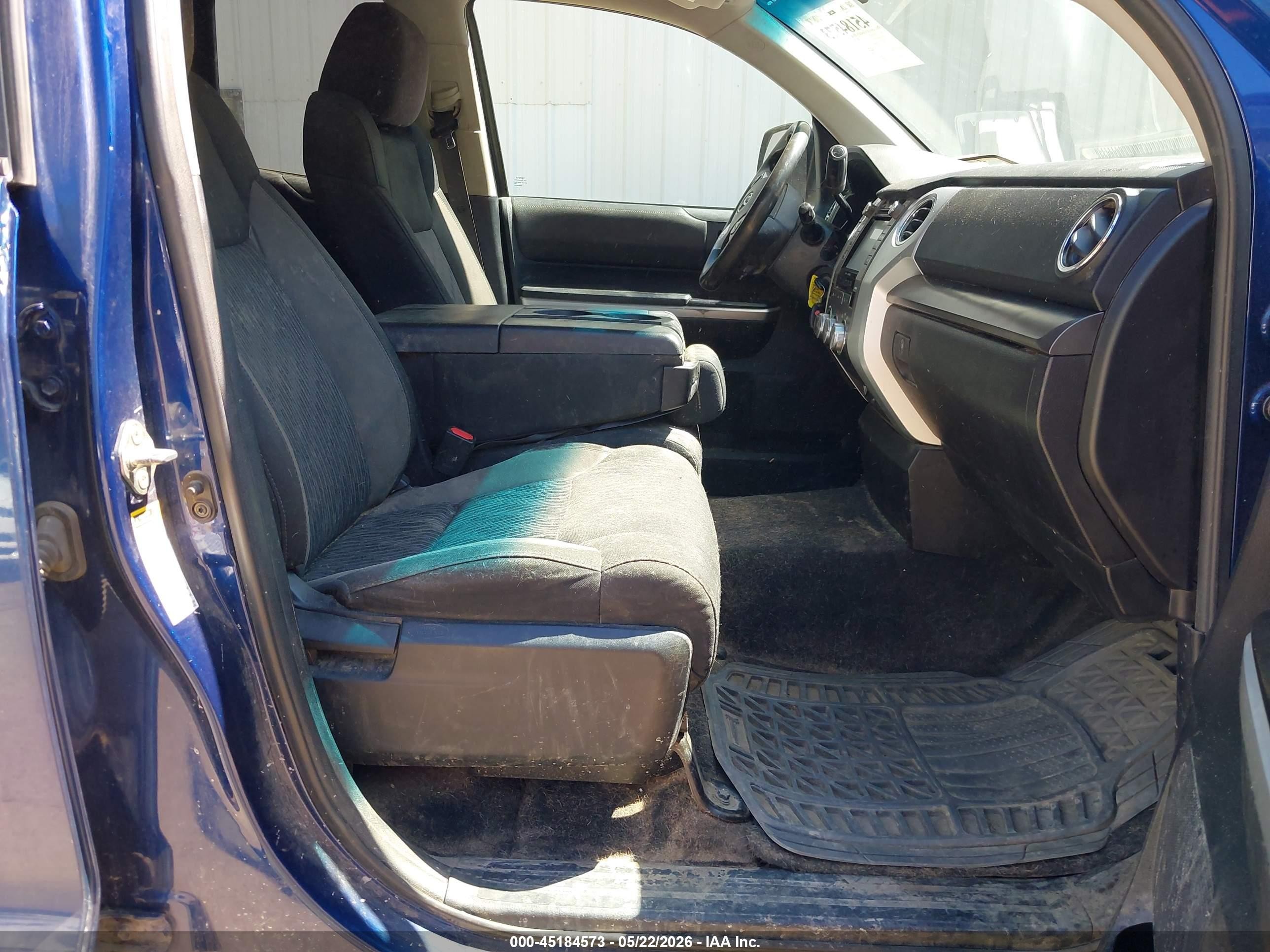2014 Toyota Tundra Sr5 5.7l V8 Синий vin: 5TFUY5F19EX409023