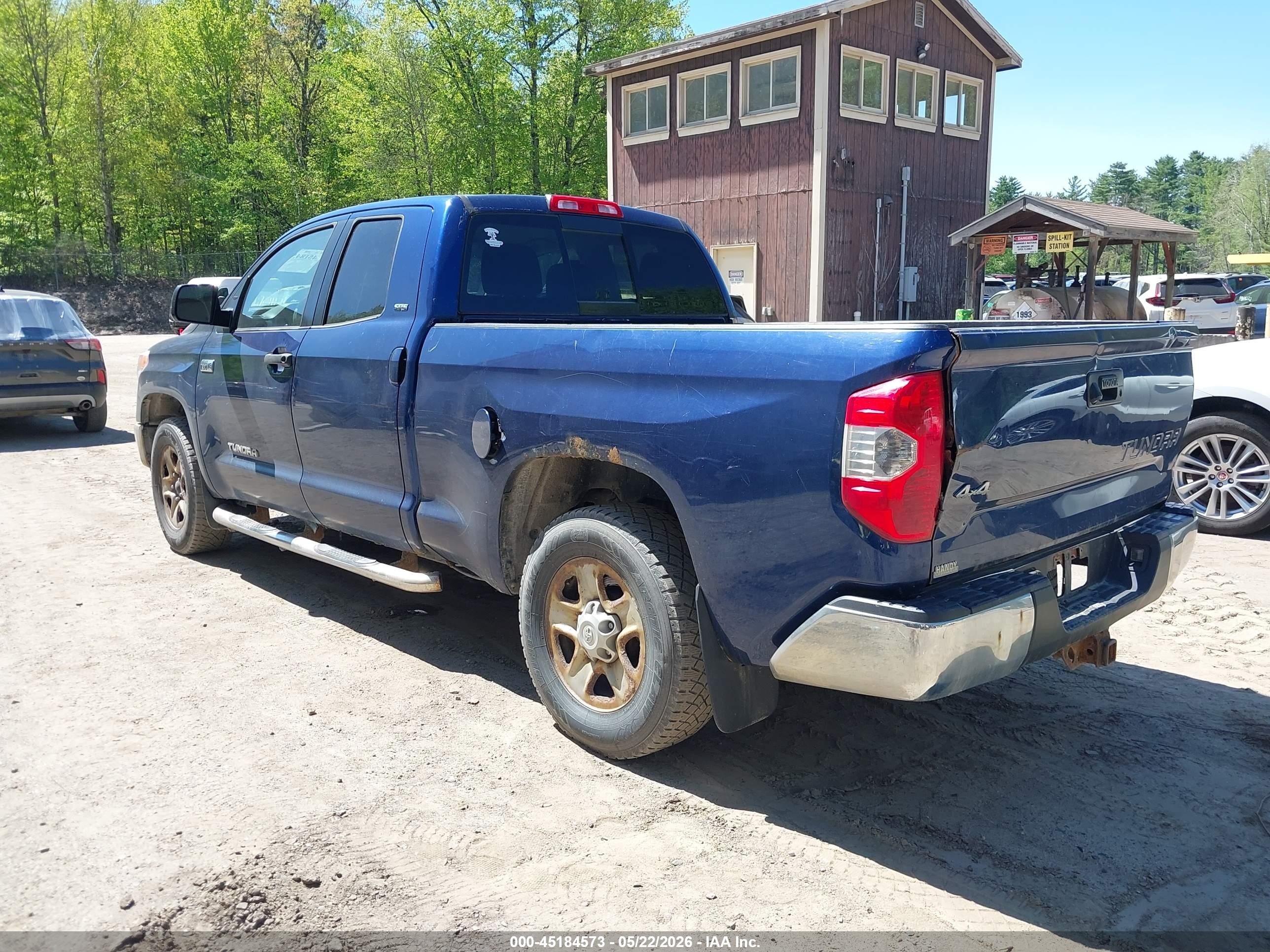 2014 Toyota Tundra Sr5 5.7l V8 Синий vin: 5TFUY5F19EX409023