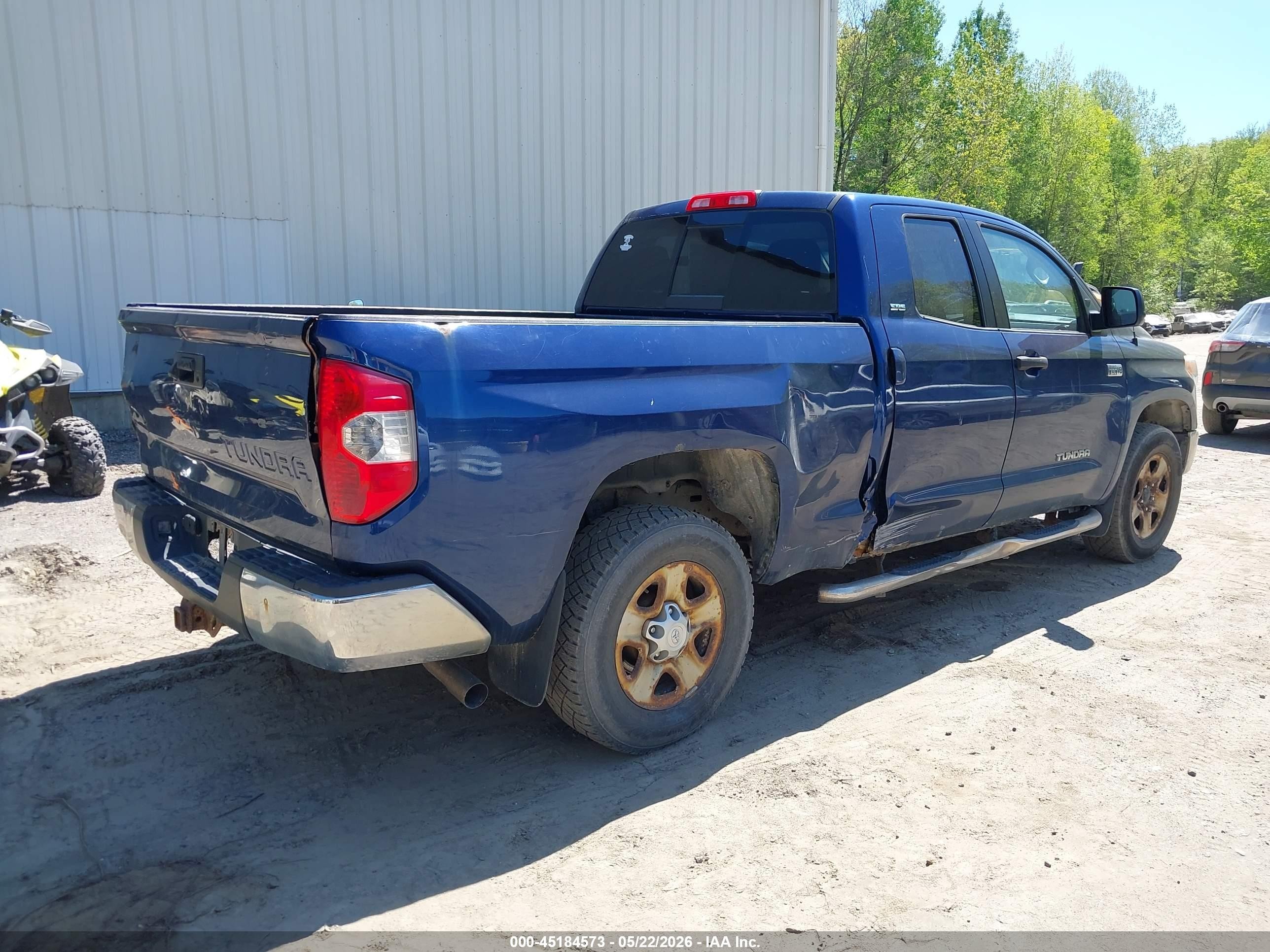 2014 Toyota Tundra Sr5 5.7l V8 Синий vin: 5TFUY5F19EX409023