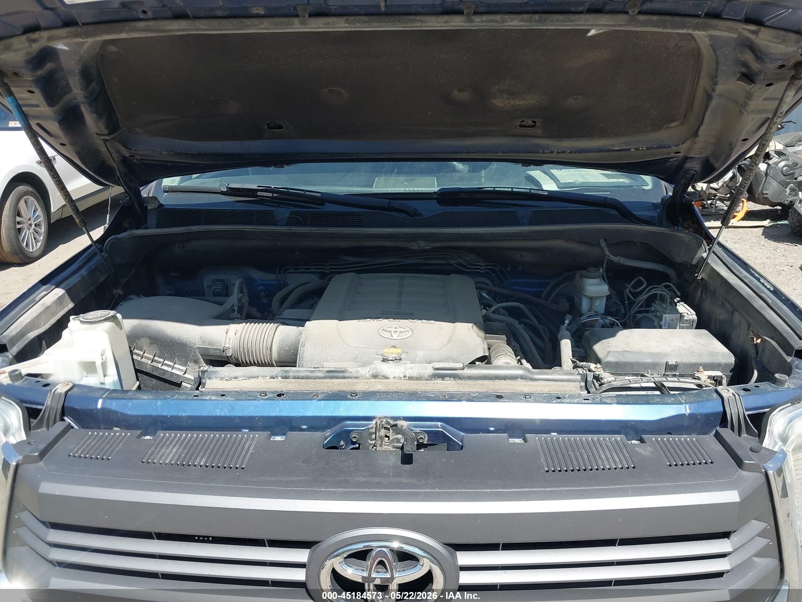 2014 Toyota Tundra Sr5 5.7l V8 Синий vin: 5TFUY5F19EX409023