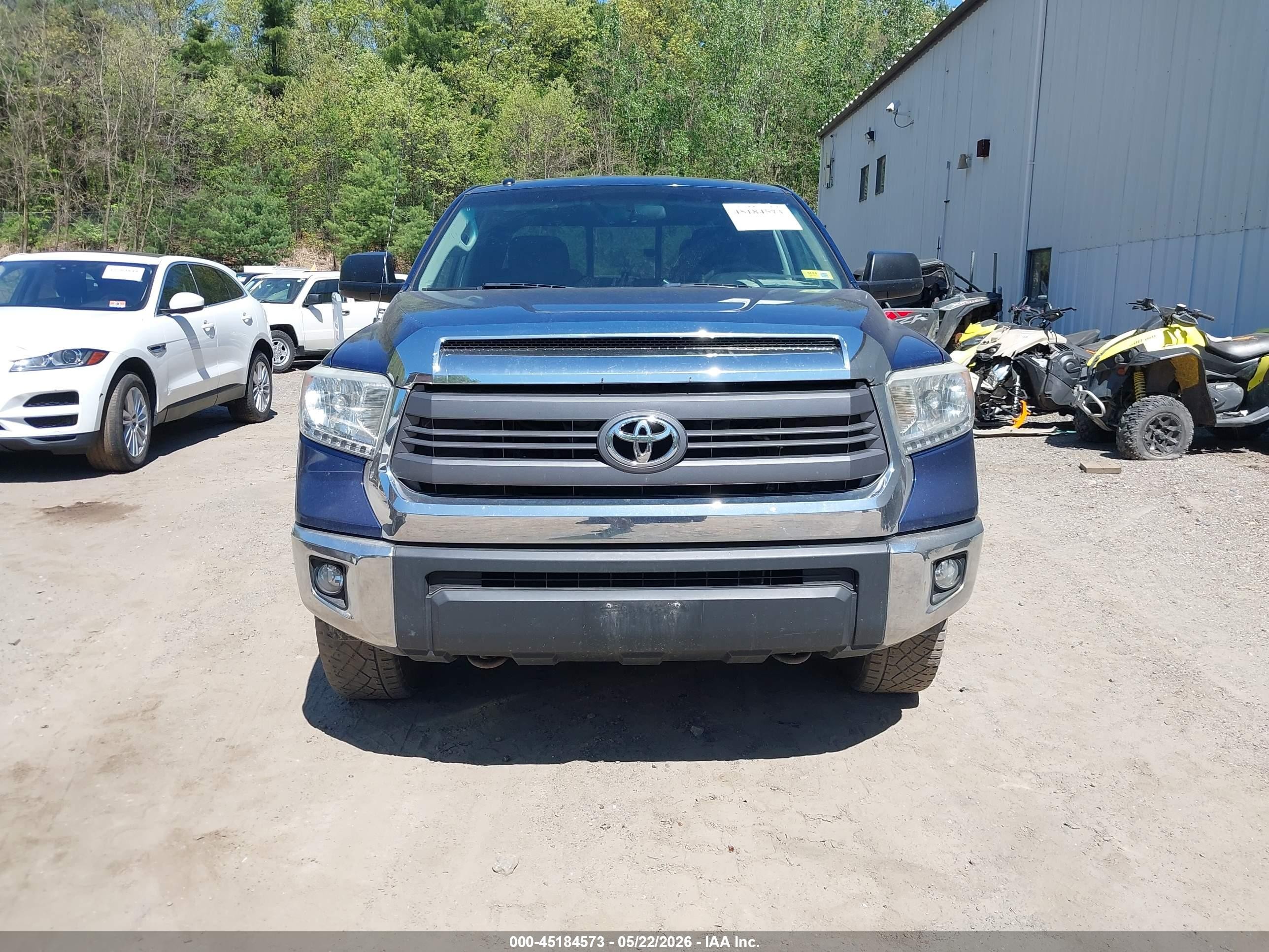 2014 Toyota Tundra Sr5 5.7l V8 Синий vin: 5TFUY5F19EX409023