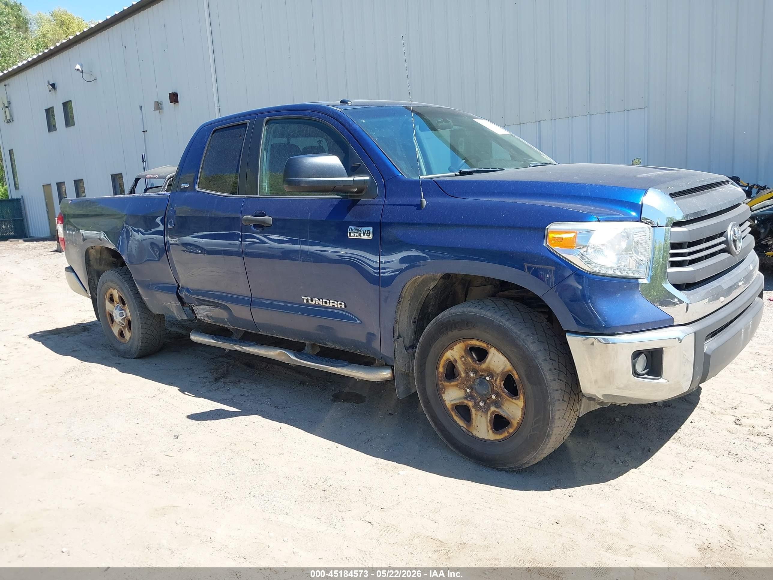 2014 Toyota Tundra Sr5 5.7l V8 Синий vin: 5TFUY5F19EX409023