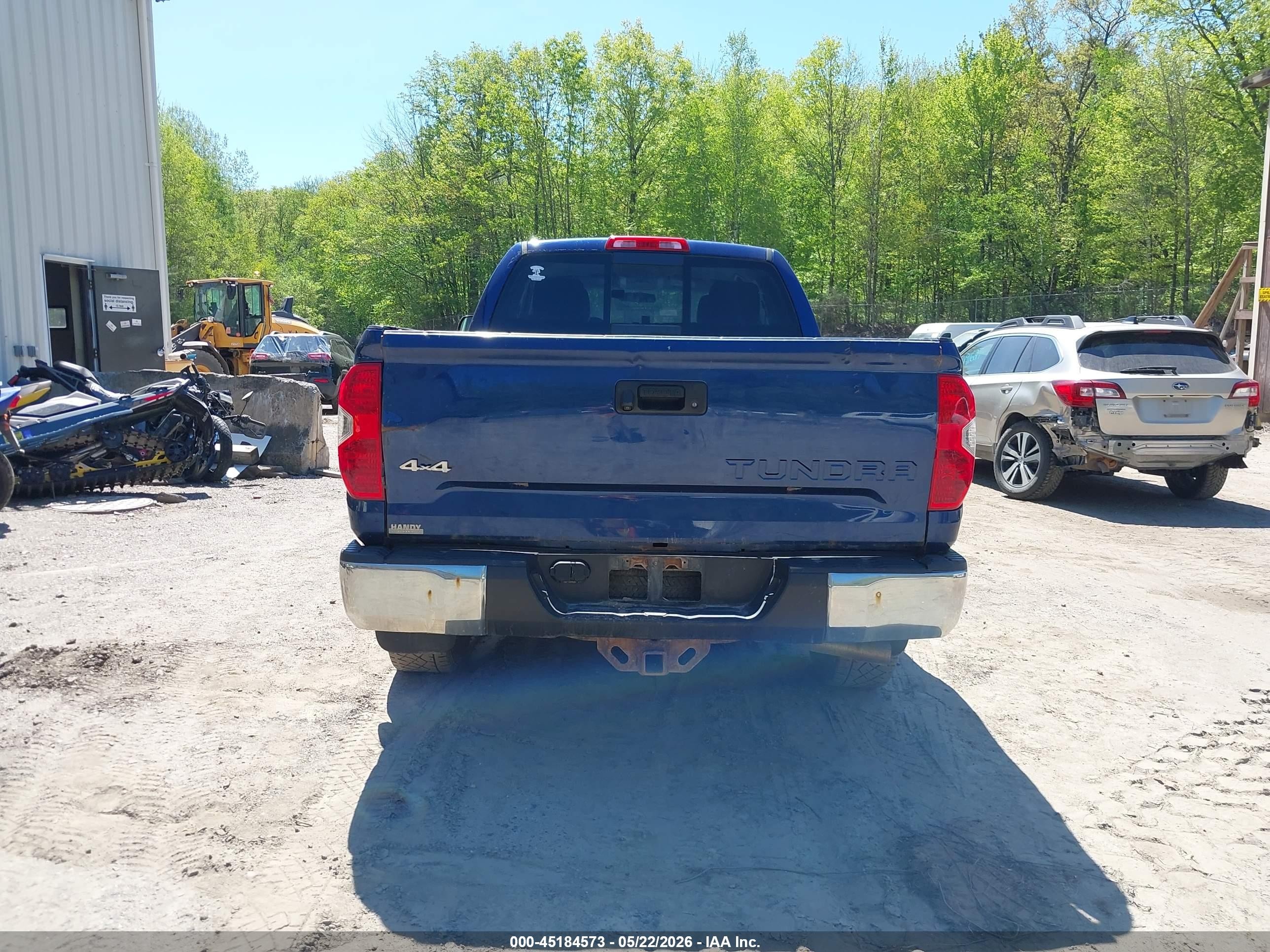 2014 Toyota Tundra Sr5 5.7l V8 Синий vin: 5TFUY5F19EX409023