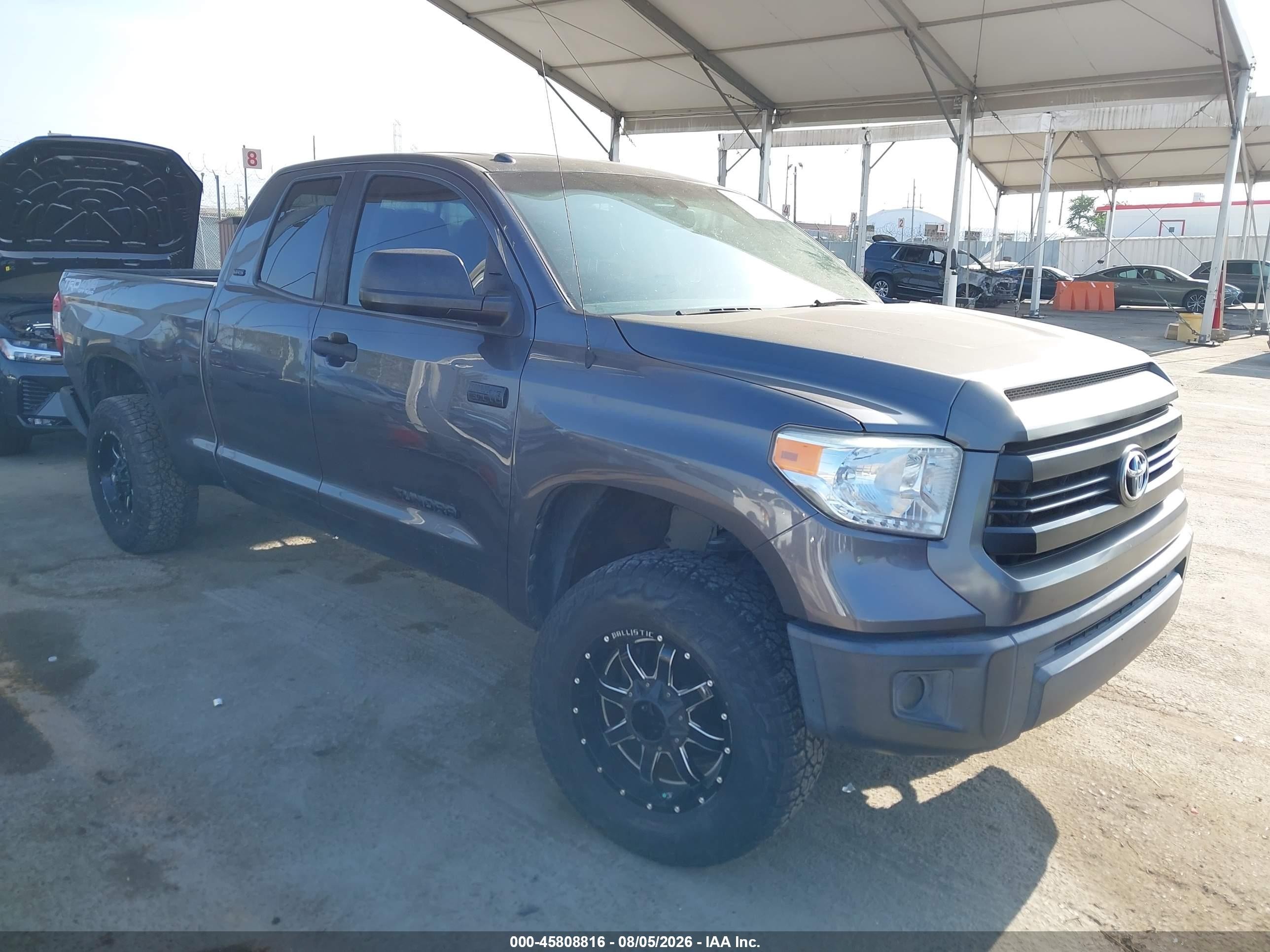 2015 Toyota Tundra Sr5 5.7l V8 Gray vin: 5TFUY5F19FX460667