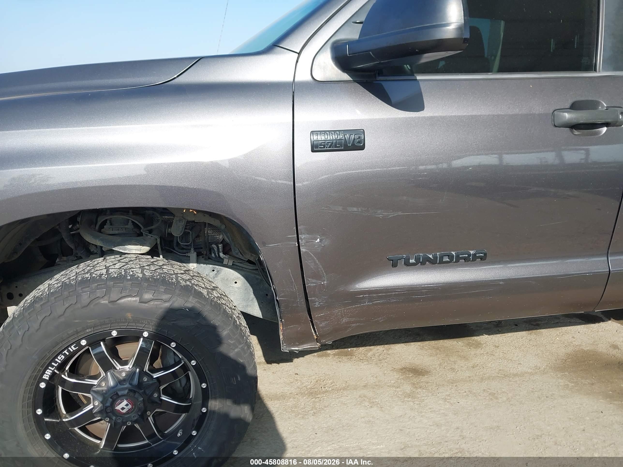 2015 Toyota Tundra Sr5 5.7l V8 Gray vin: 5TFUY5F19FX460667