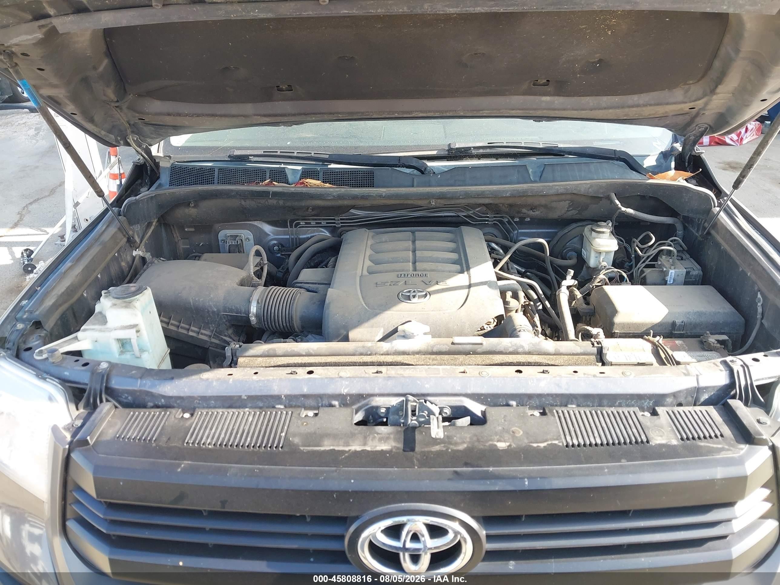 2015 Toyota Tundra Sr5 5.7l V8 Gray vin: 5TFUY5F19FX460667