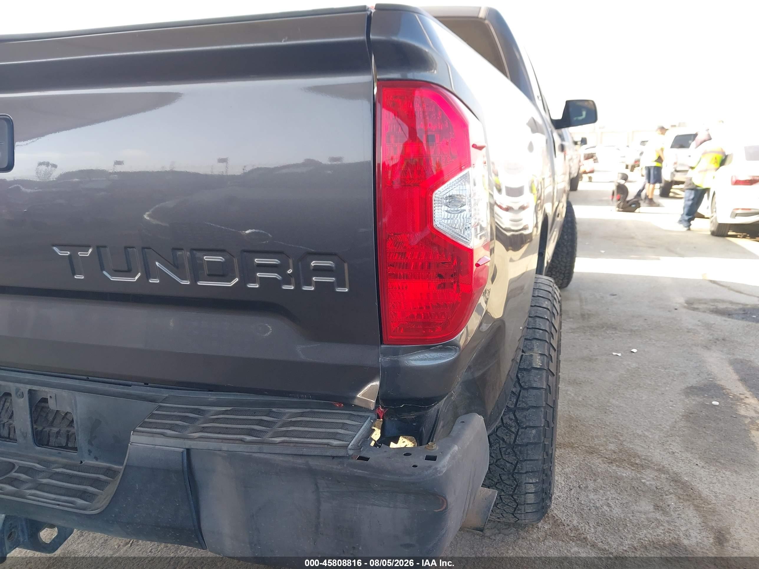 2015 Toyota Tundra Sr5 5.7l V8 Gray vin: 5TFUY5F19FX460667