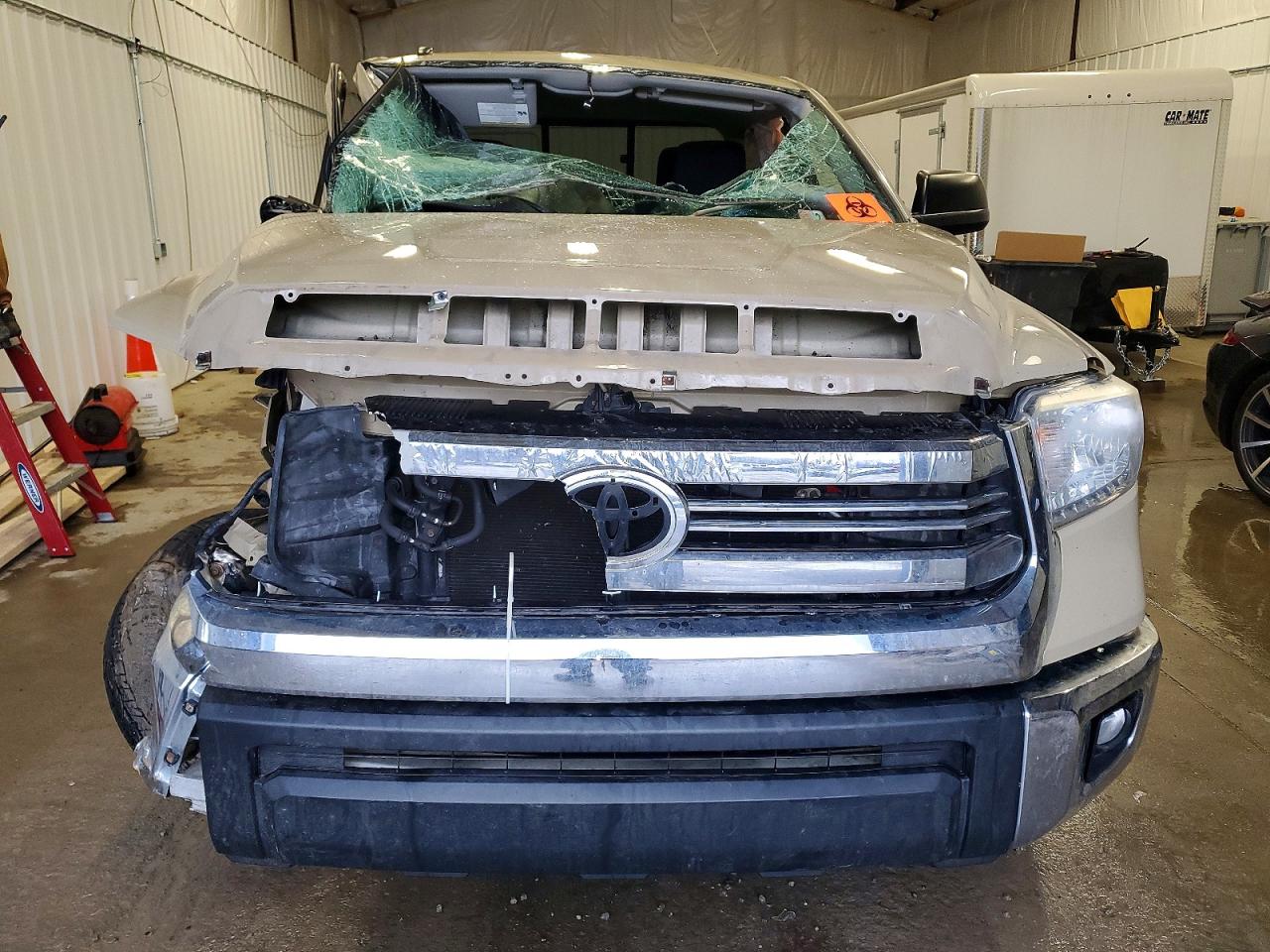 2017 Toyota Tundra Double Cab Sr Tan vin: 5TFUY5F19HX604589