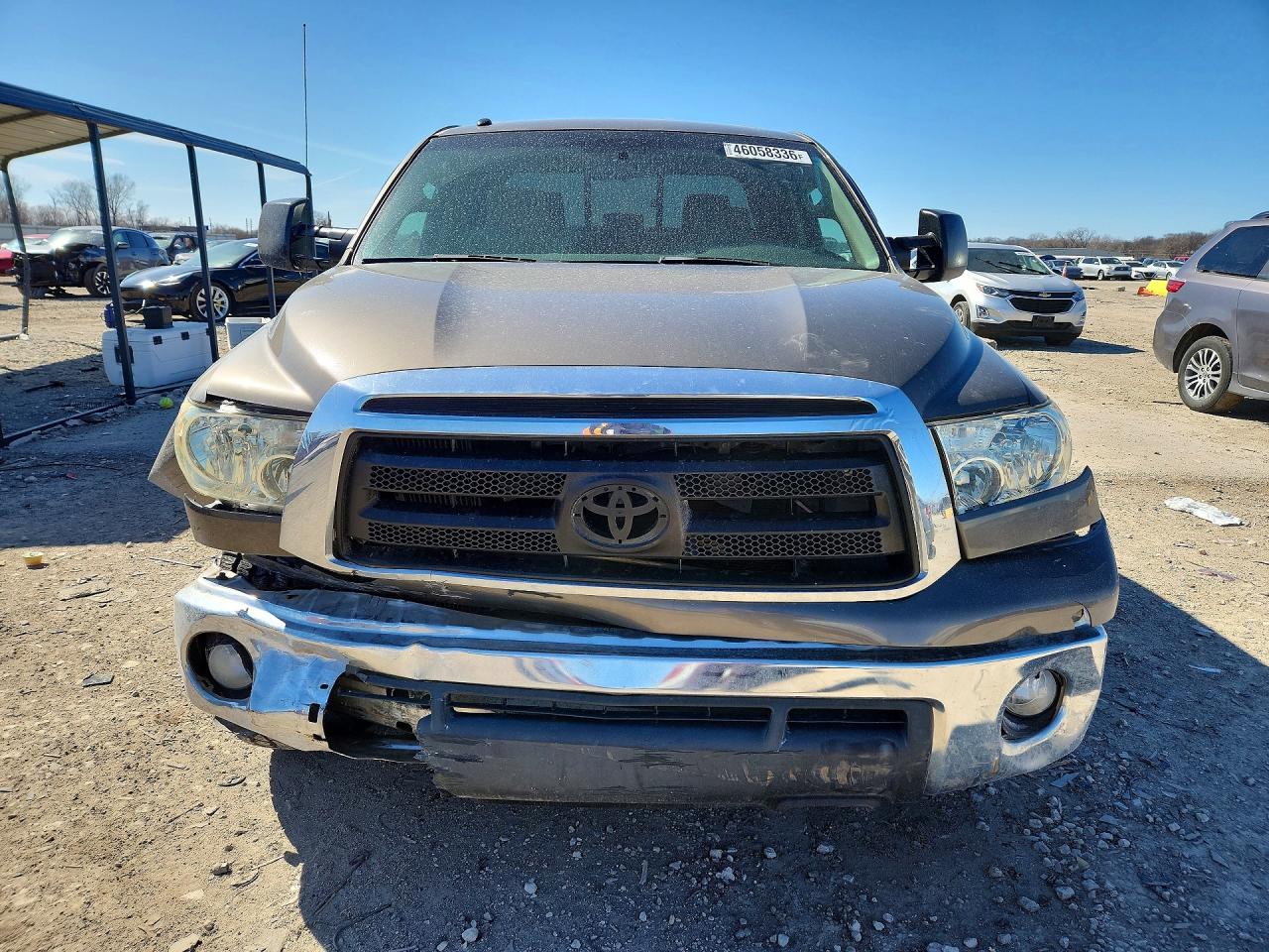 2010 Toyota Tundra Double Cab Sr5 Brown vin: 5TFUY5F1XAX106133