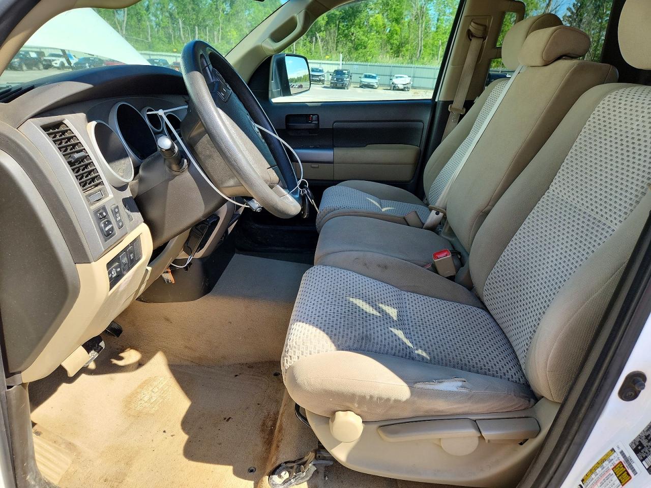 2010 Toyota Tundra Double Cab Sr5 Белый vin: 5TFUY5F1XAX110313