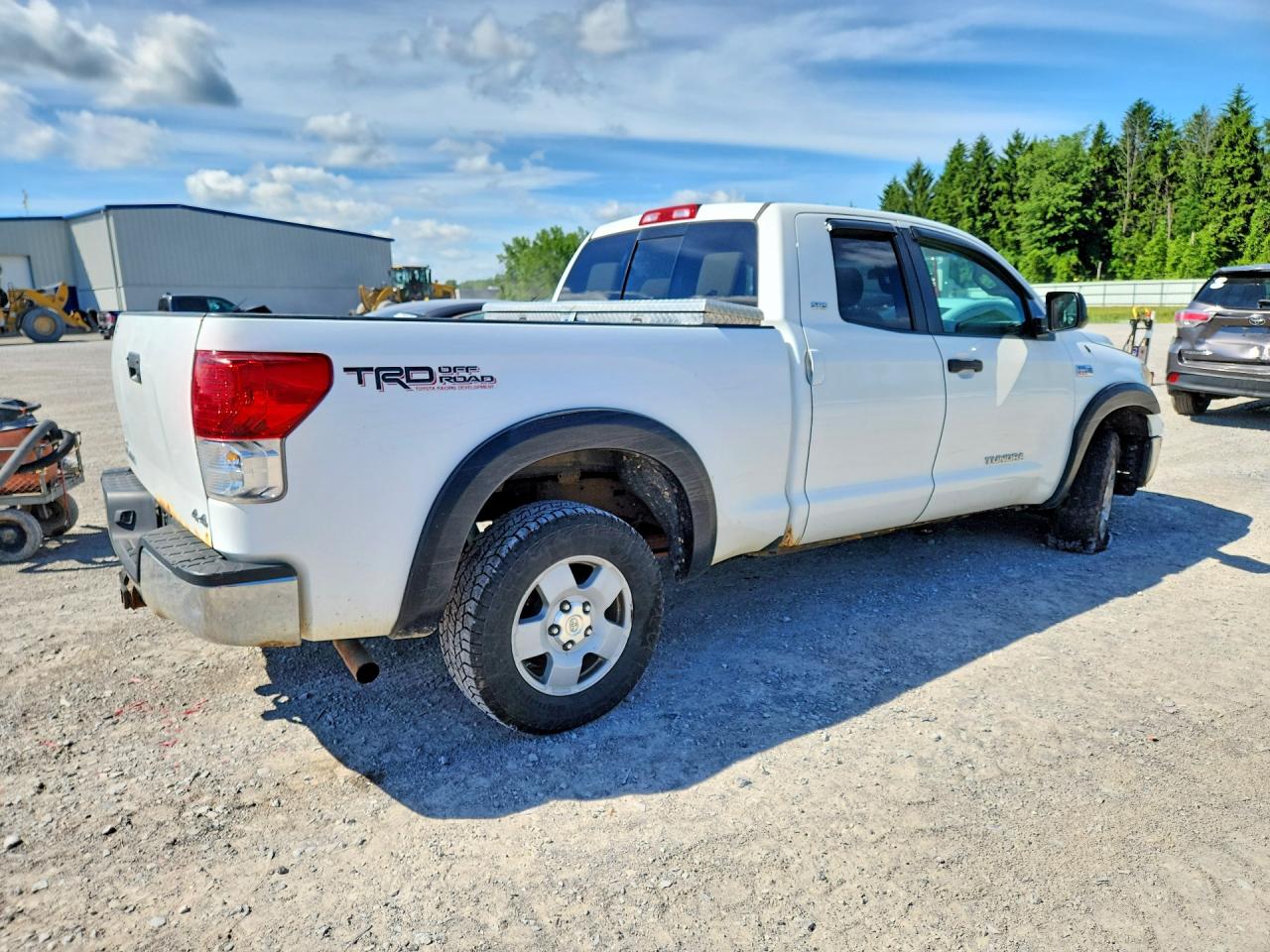 2010 Toyota Tundra Double Cab Sr5 Белый vin: 5TFUY5F1XAX110313