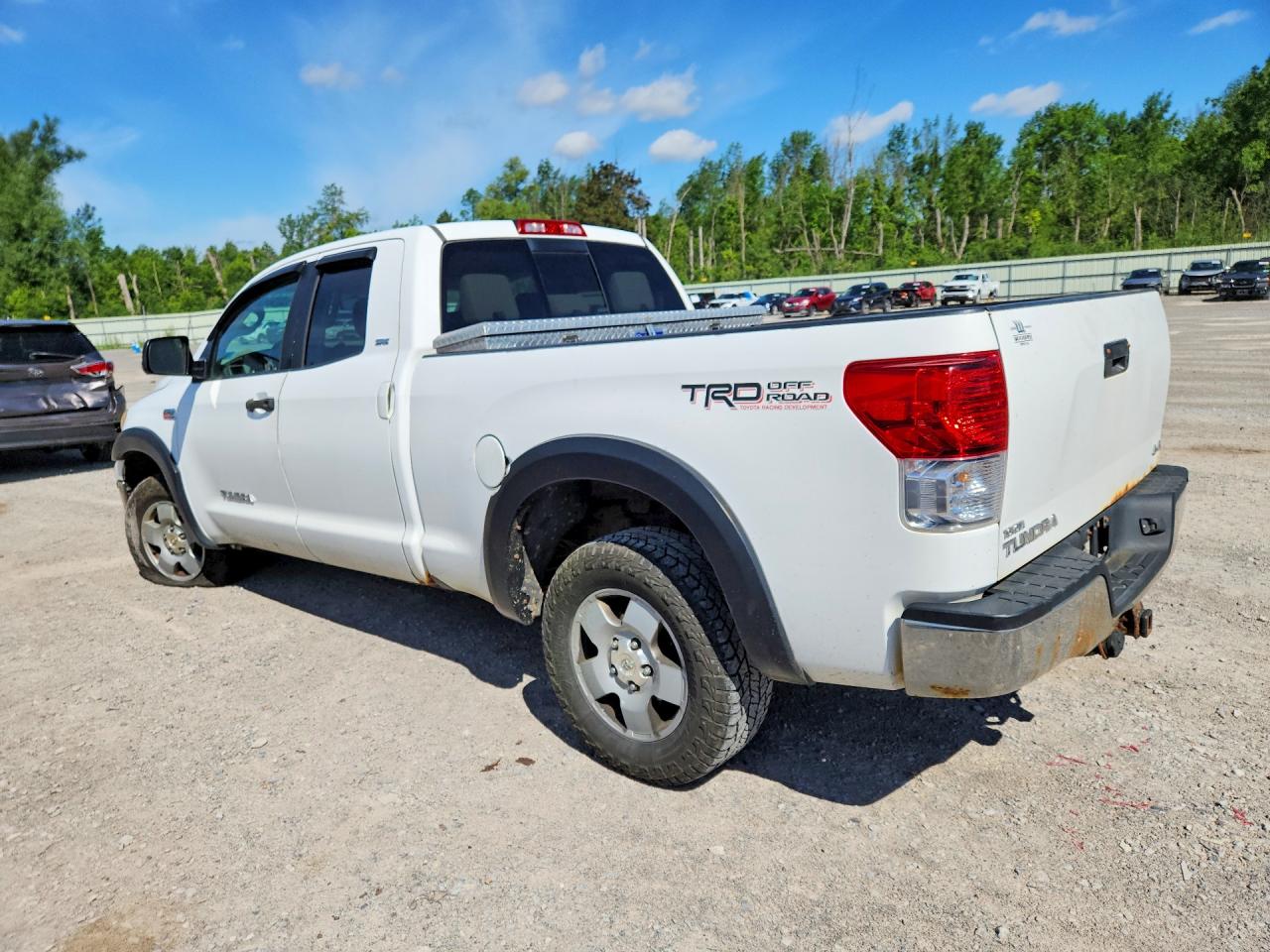 2010 Toyota Tundra Double Cab Sr5 Белый vin: 5TFUY5F1XAX110313