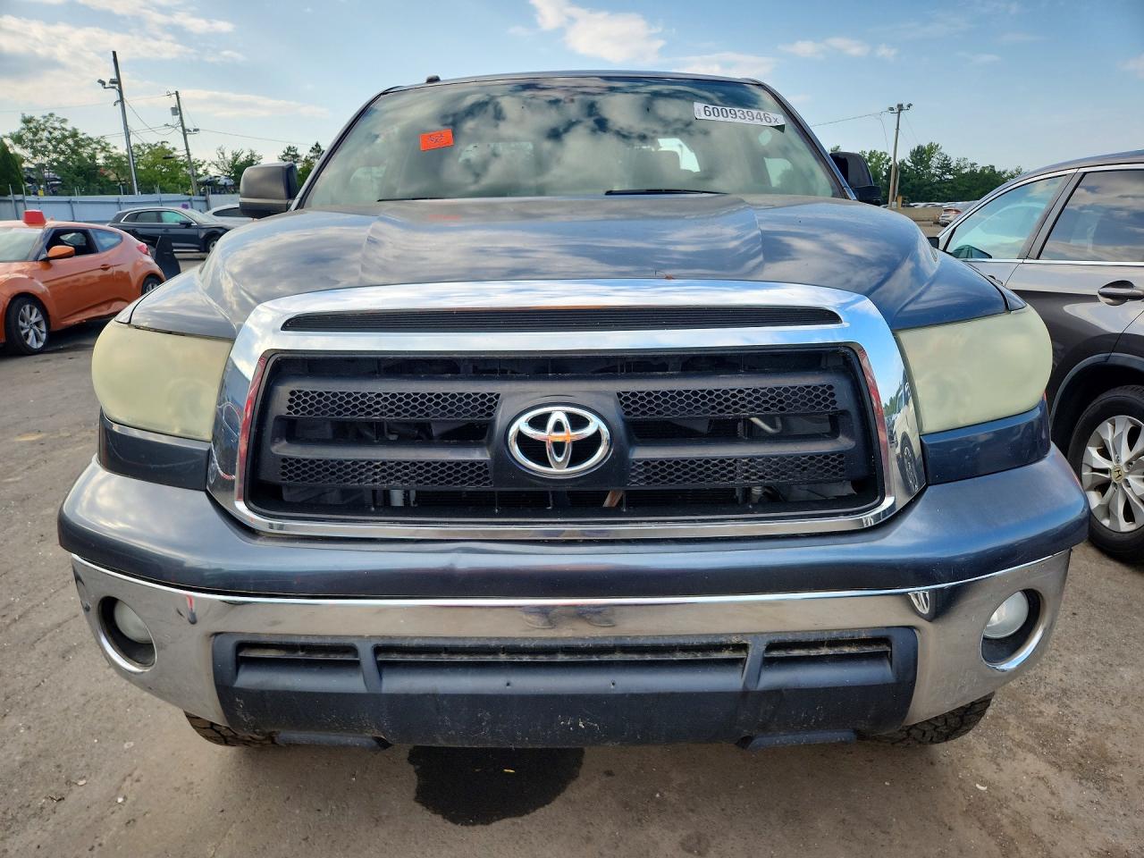 2010 Toyota Tundra Double Cab Sr5 Blue vin: 5TFUY5F1XAX127306