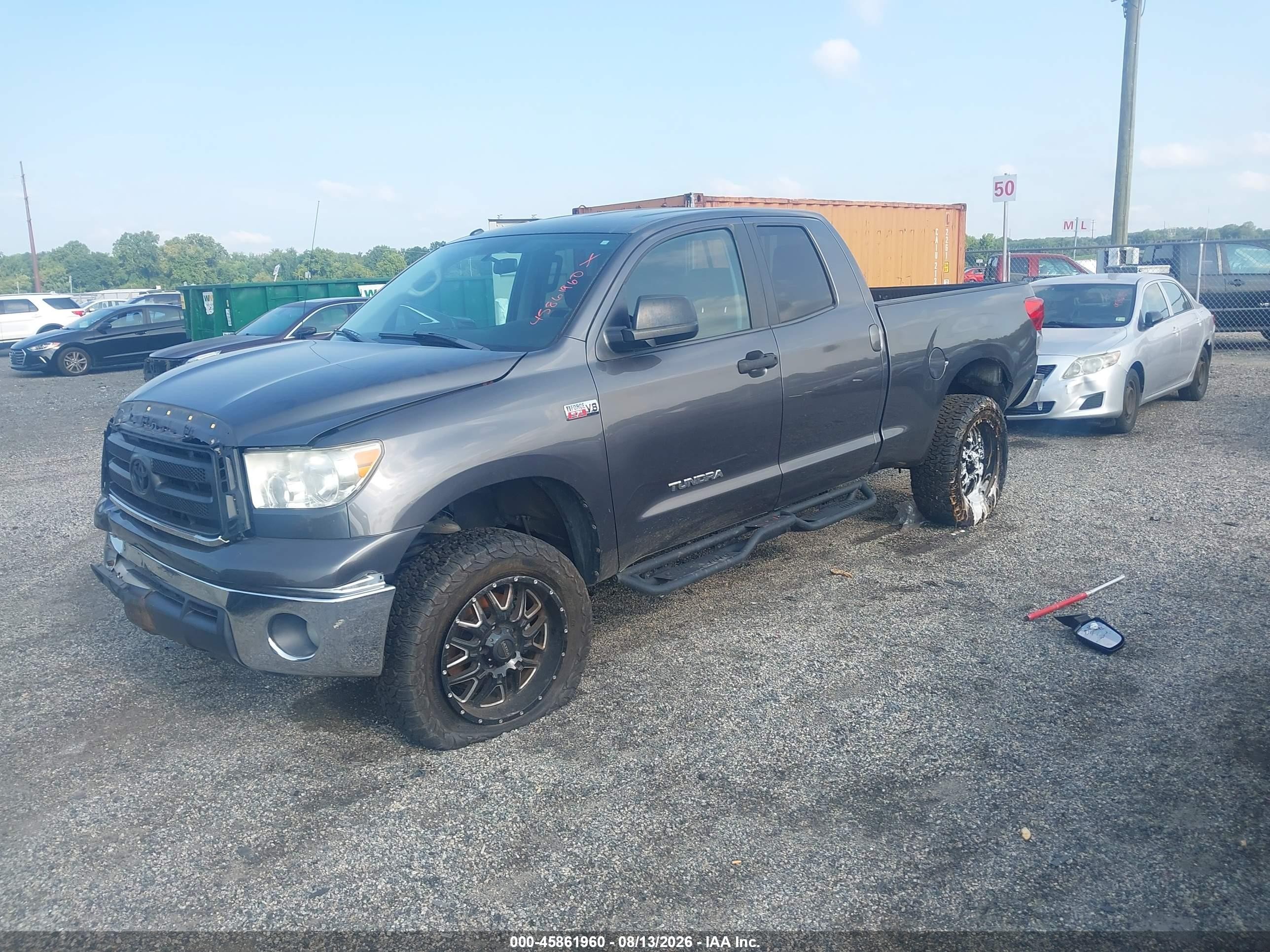 2012 Toyota Tundra Grade 5.7l V8 Gray vin: 5TFUY5F1XCX235878