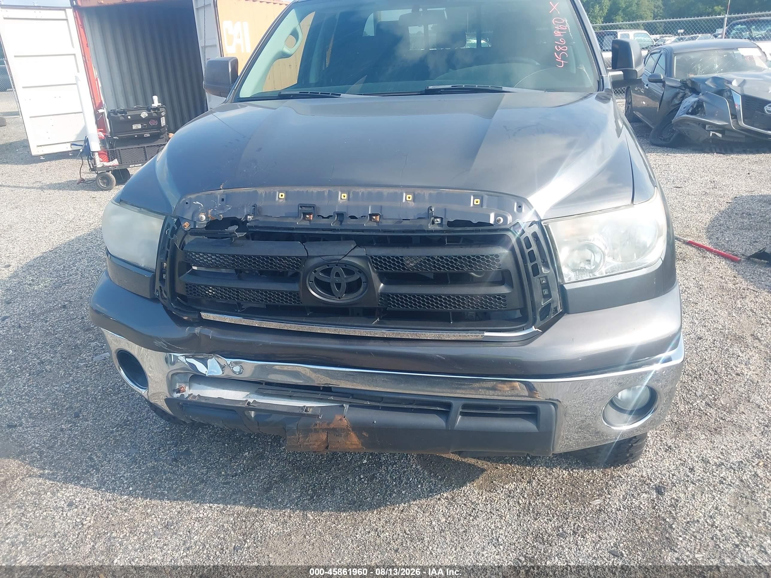 2012 Toyota Tundra Grade 5.7l V8 Gray vin: 5TFUY5F1XCX235878