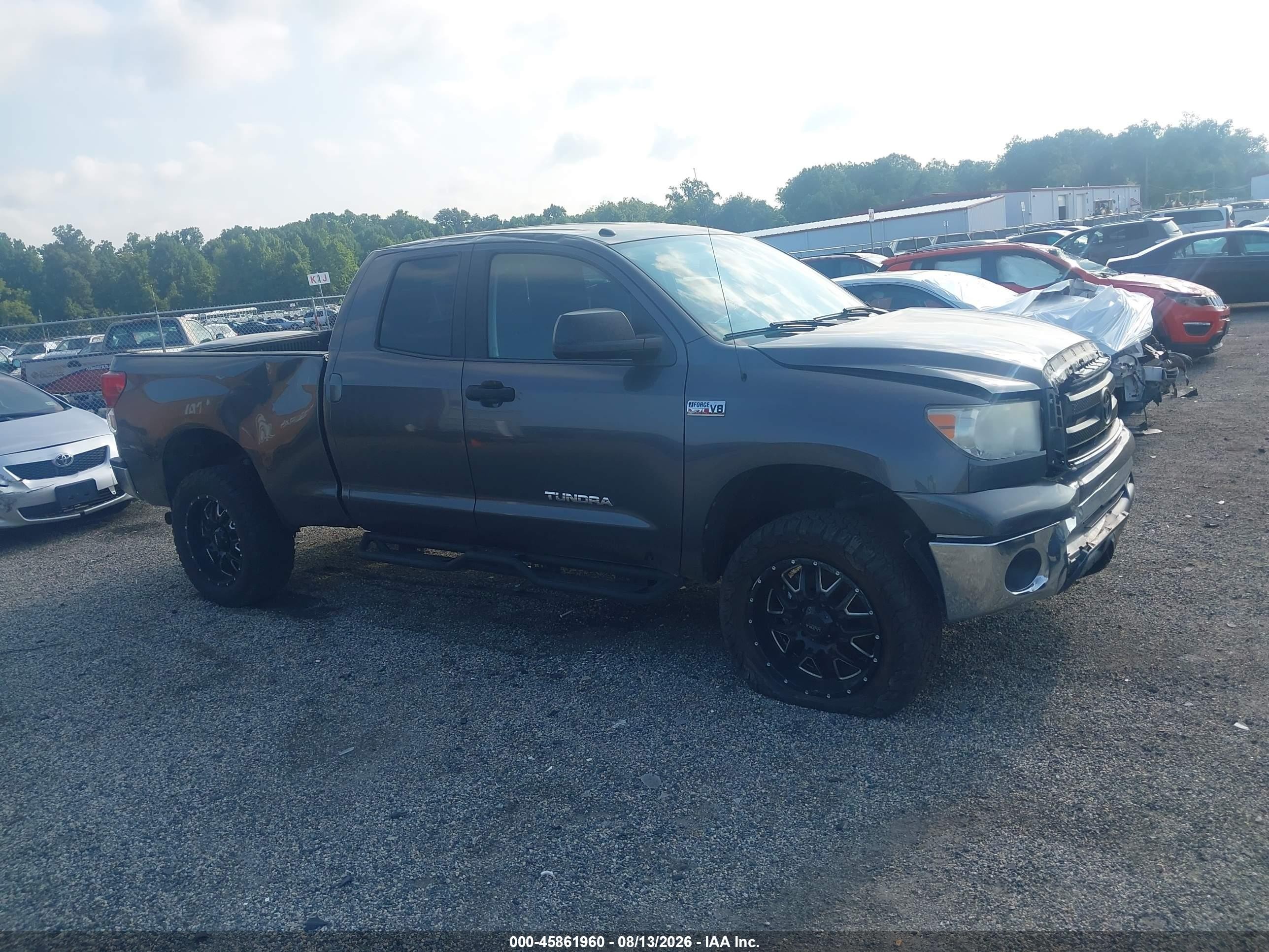 2012 Toyota Tundra Grade 5.7l V8 Gray vin: 5TFUY5F1XCX235878