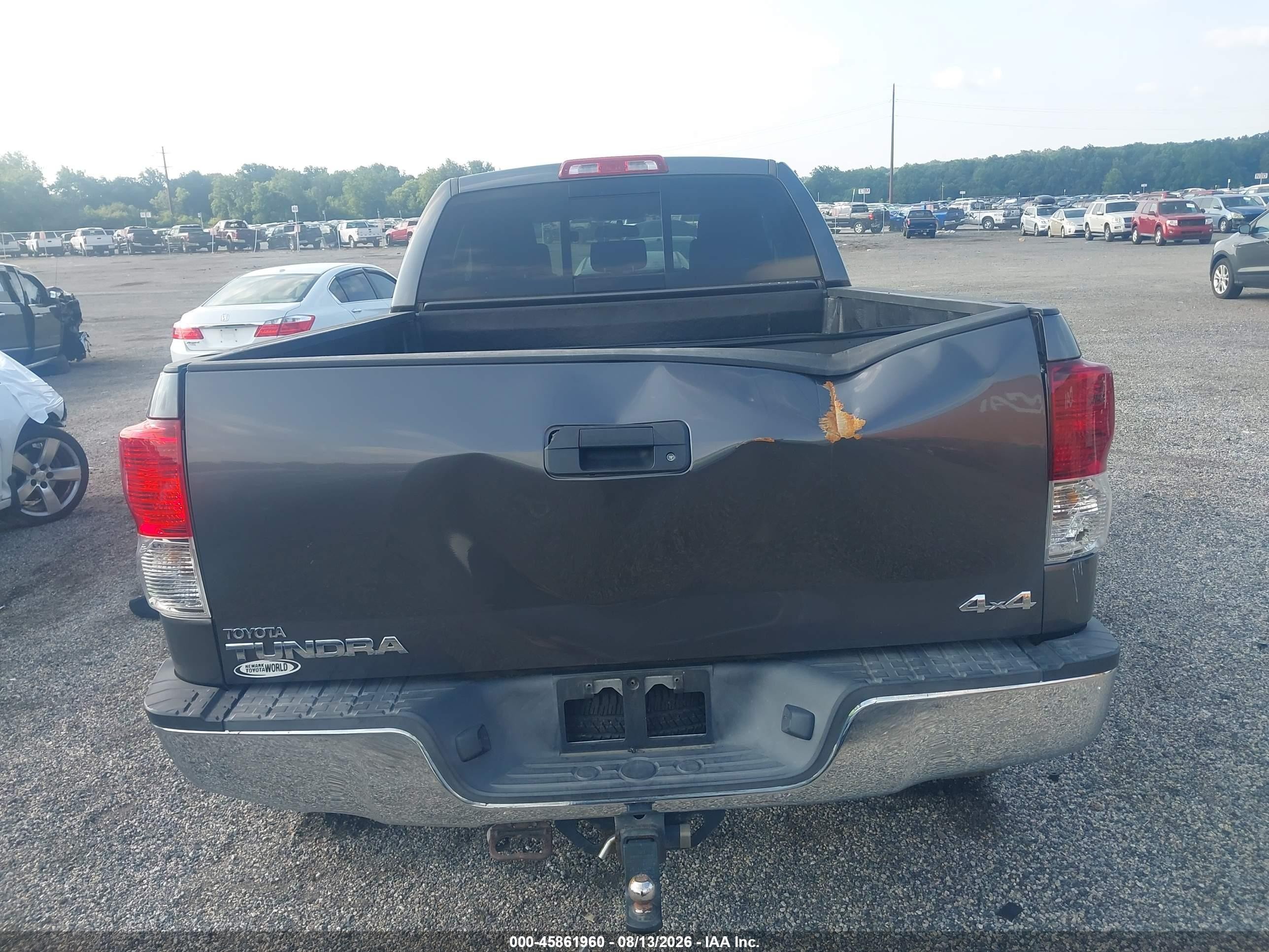 2012 Toyota Tundra Grade 5.7l V8 Gray vin: 5TFUY5F1XCX235878